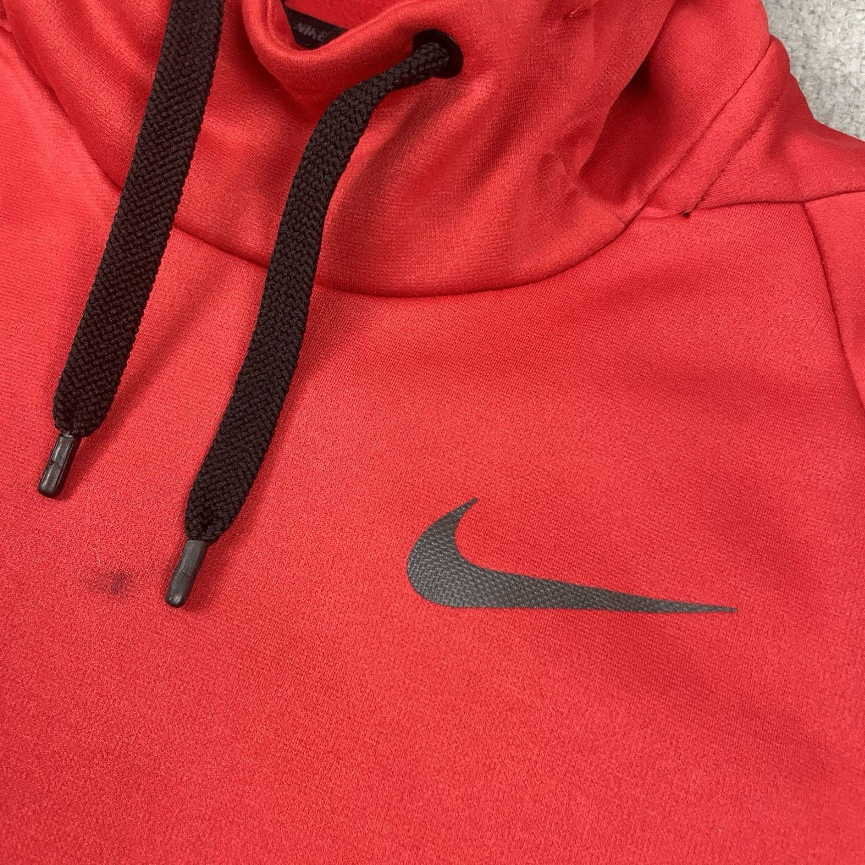 Nike Nike Sweatshirt Mens L Red Pullover Dry Fit Black Tag Activewear Casual Hoodie L Size US L / EU 52-54 / 3 - 3 Thumbnail