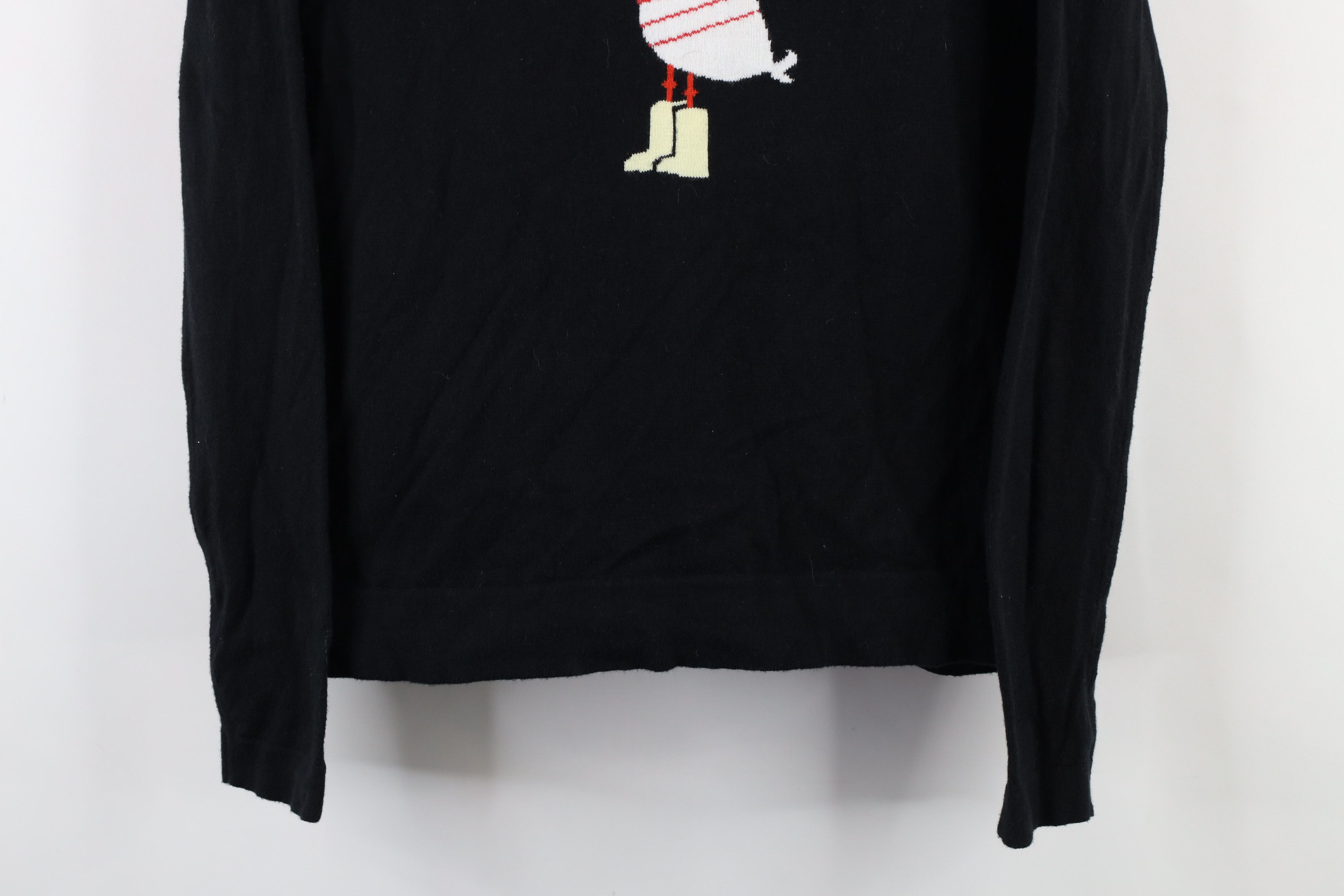 Lands' End × Vintage Vintage Lands End Duck Cashmere Blend Knit Sweater Black Size S / US 4 / IT 40 - 3 Thumbnail