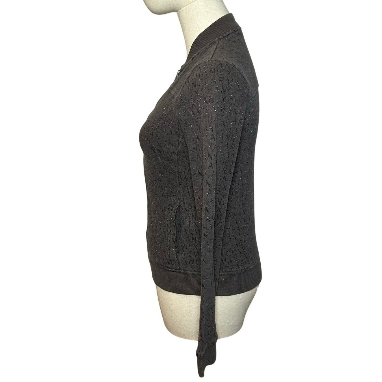 Armani Exchange Armani Exchange Gray Zip Mock Neck Athletic Jacket Small Size S / US 4 / IT 40 - 17 Thumbnail