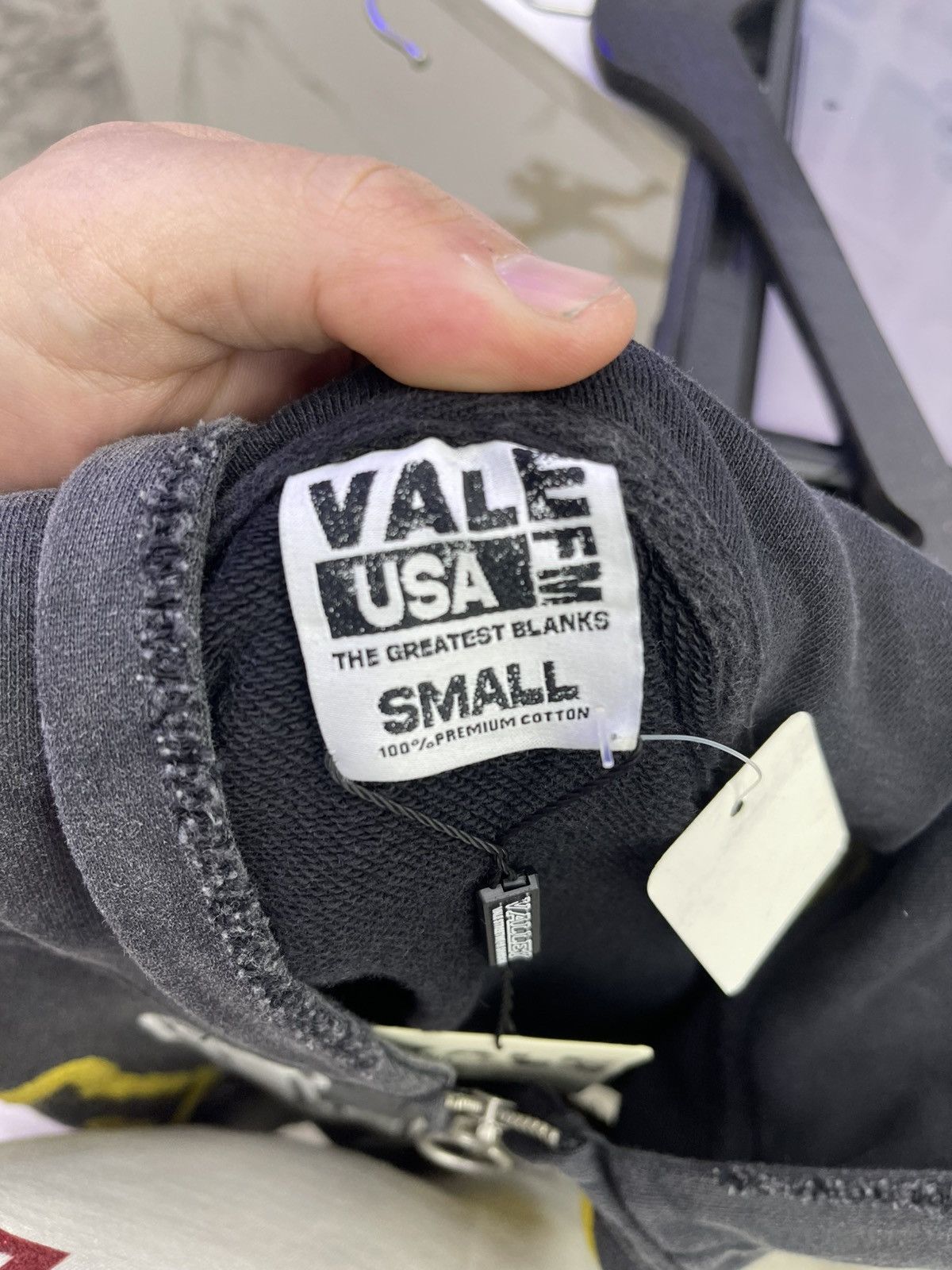 Vale Vale lethal zip up hoodie (black/yellow) Size US S / EU 44-46 / 1 - 3 Thumbnail