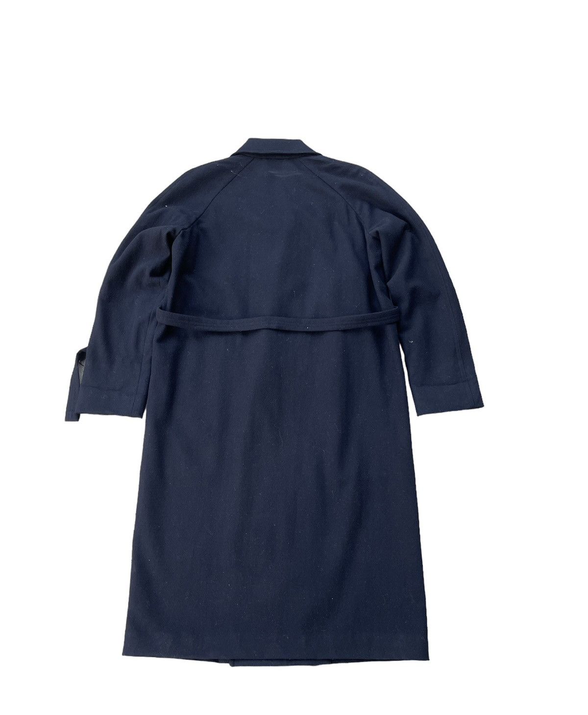 Japanese Brand × Lemaire × Uniqlo Uniqlo and Lemaire Wrap Coat - Navy - Minimalist Design Size US S / EU 44-46 / 1 - 2 Thumbnail