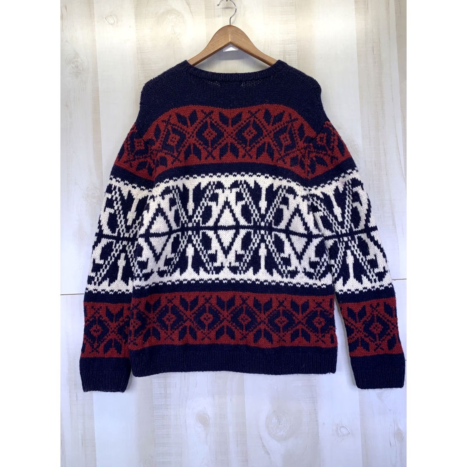 American Eagle Outfitters American Eagle Outfitters Sweater Unisex Wool Knit Crew Neck 100% Lambswool 90s Colorful Multicolor Winter Fall Spring L Regular Size L / US 10 / IT 46 - 5 Thumbnail