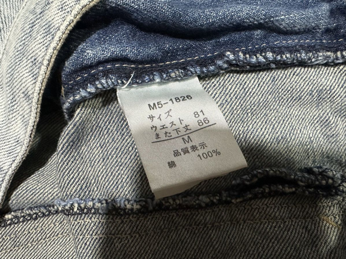 Marithe + Francois Girbaud 🔥Y2K Marithe Francois Girbaud Baggy Flared Denim Distressed Size US 32 / EU 48 - 14 Thumbnail