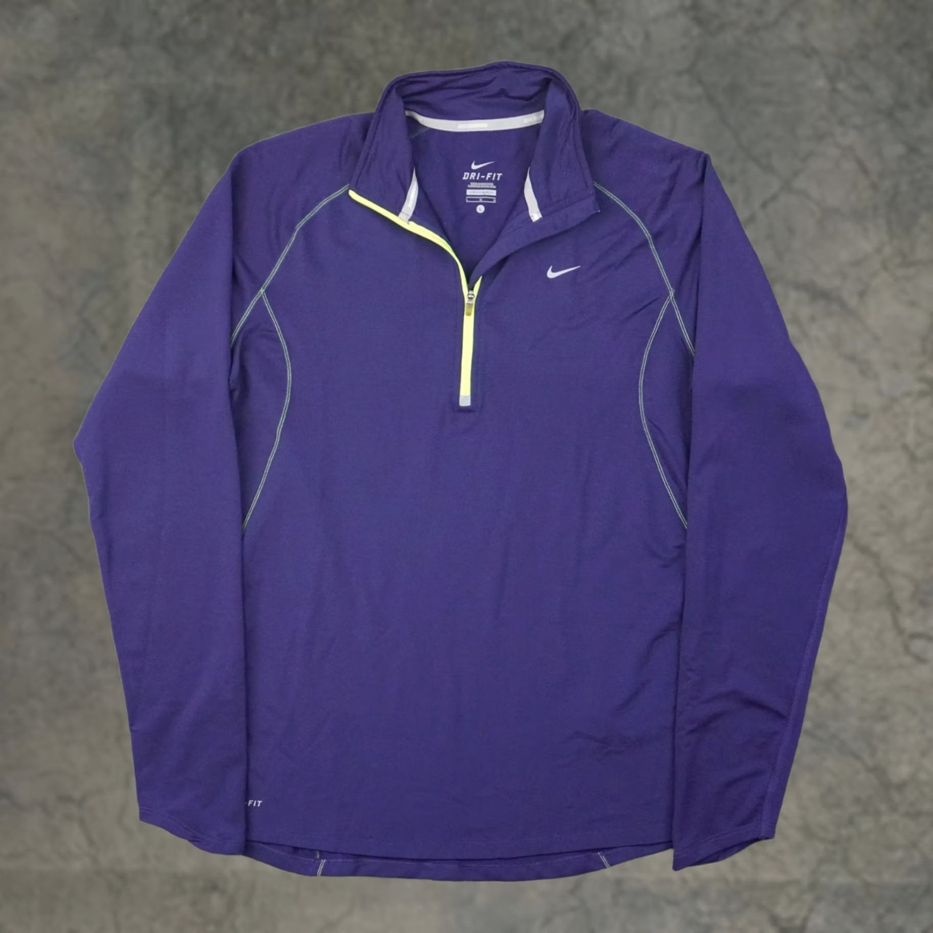 Nike Nike Women Large Purple Dri Fit Running Sweatshirt Half Zip Pullover Outdoors Size L / US 10 / IT 46 - 1 Thumbnail