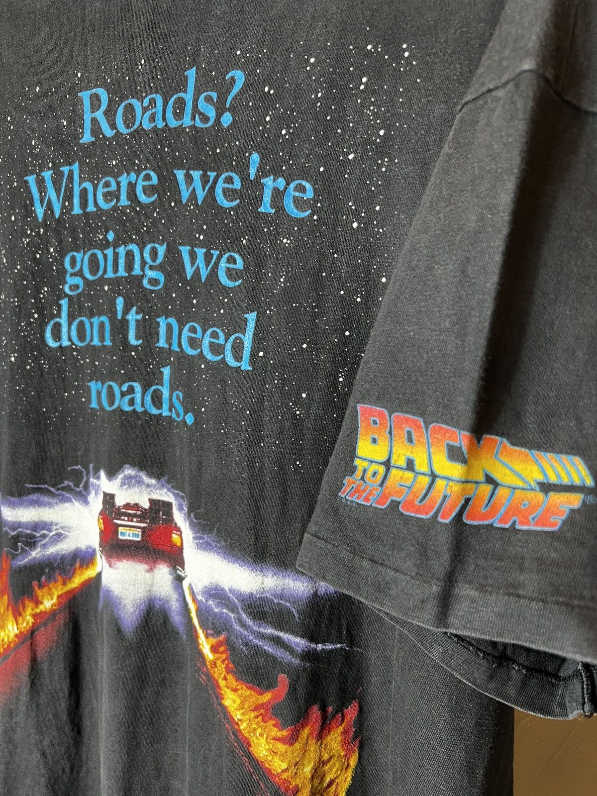 Other VINTAGE RARE 90S BACK TO THE FUTURE T SHIRT🎖️ Size US XL / EU 56 / 4 - 4 Thumbnail