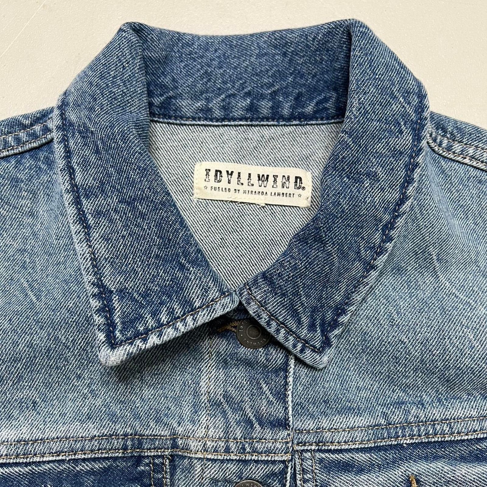 Other Idyllwind Women’s Denim Vest - Distressed Biker Casual - S Size S / US 4 / IT 40 - 2 Thumbnail