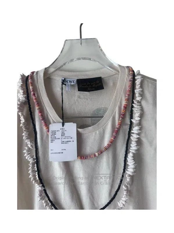 Other Loewe Summer White Cotton Logo Print Tee . Size S / US 4 / IT 40 - 4 Thumbnail