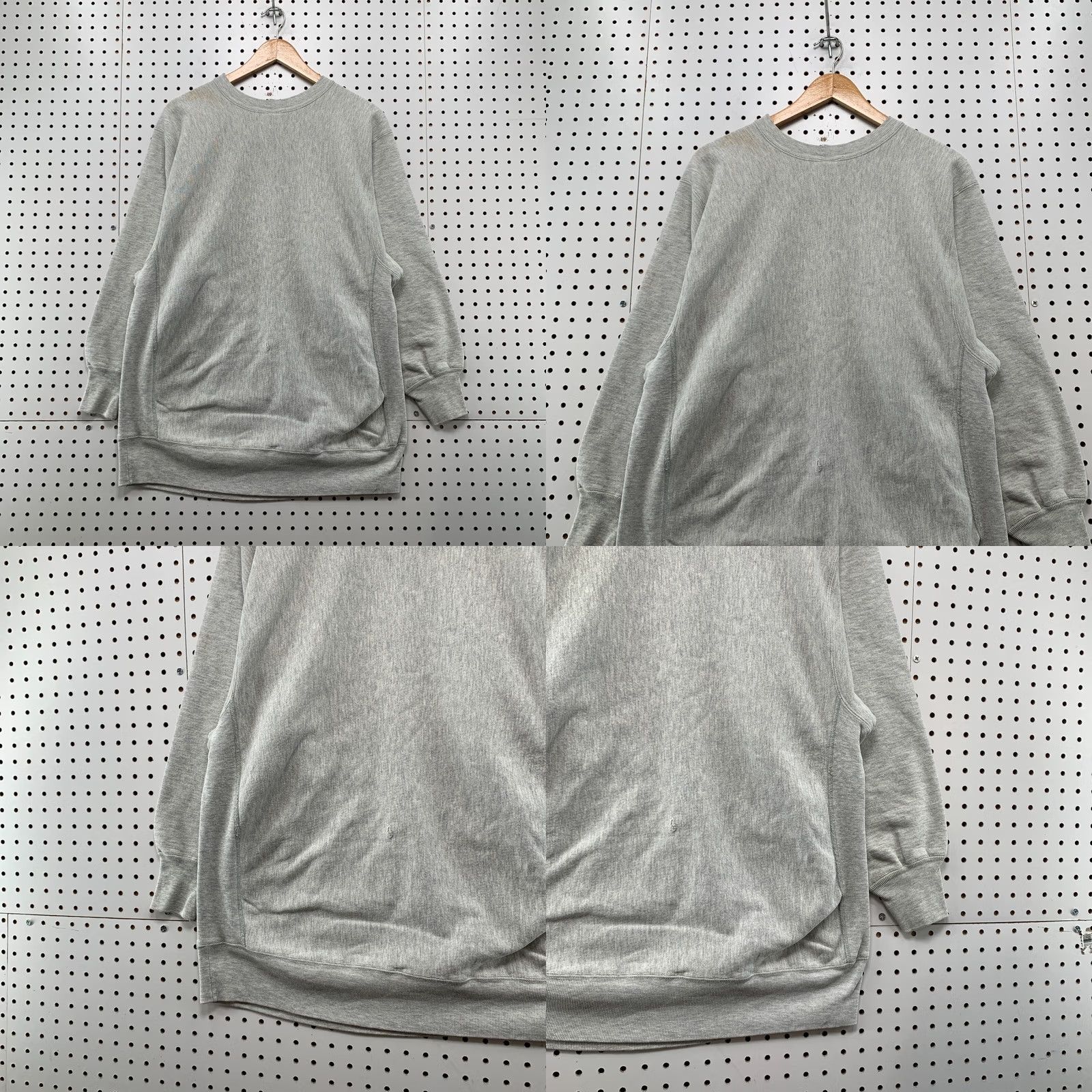 Champion VINTAGE Virginia Cavaliers Sweatshirt Men 2XL Gray Champion Reverse Weave 90s USA University Crew Neck Long Sleeve Pullover Fleece Sweatshirt Mens Size US XXL / EU 58 / 5 - 11 Thumbnail