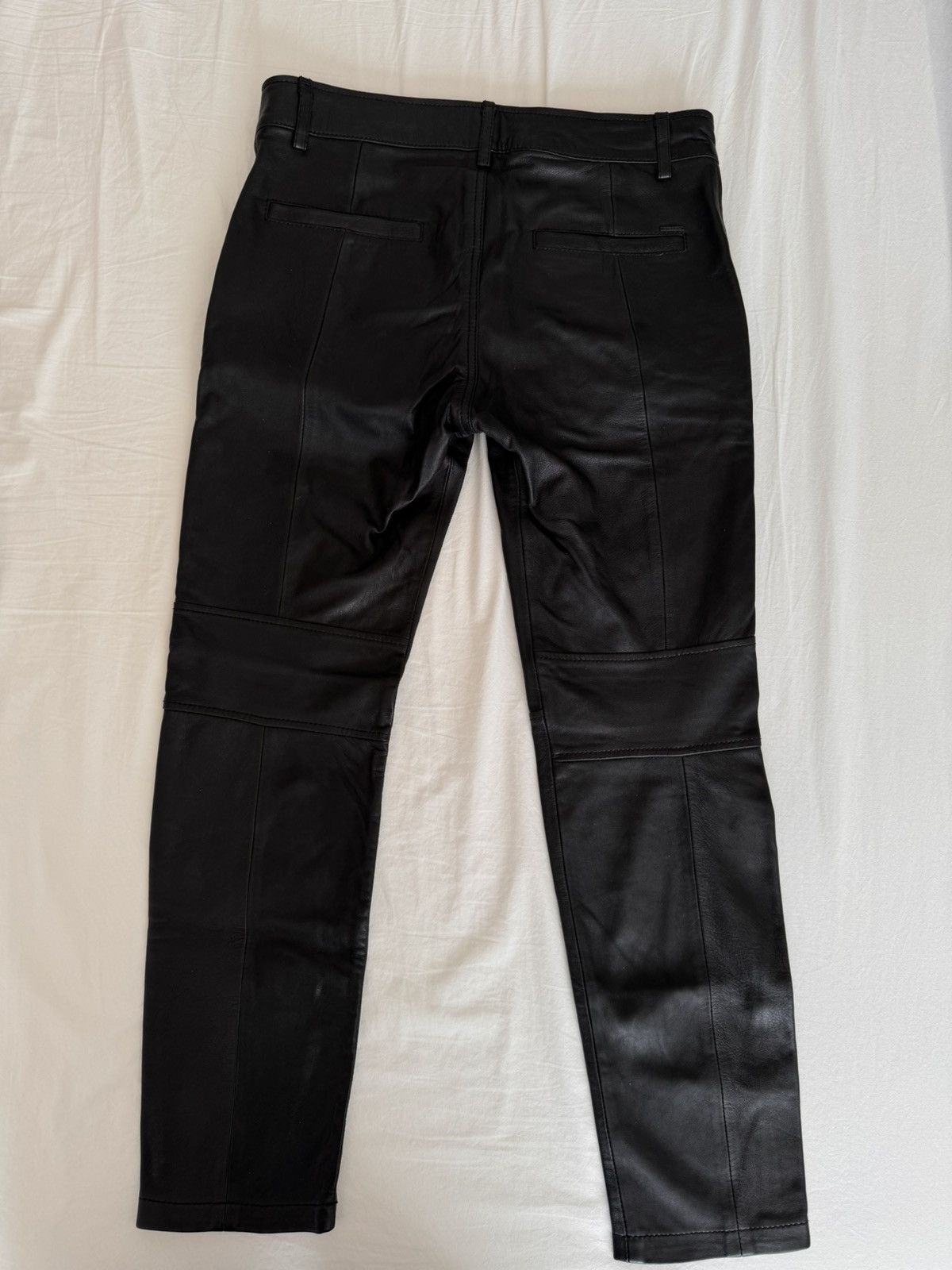 Diesel DIESEL Black Leather Pants Size US 31 - 3 Thumbnail