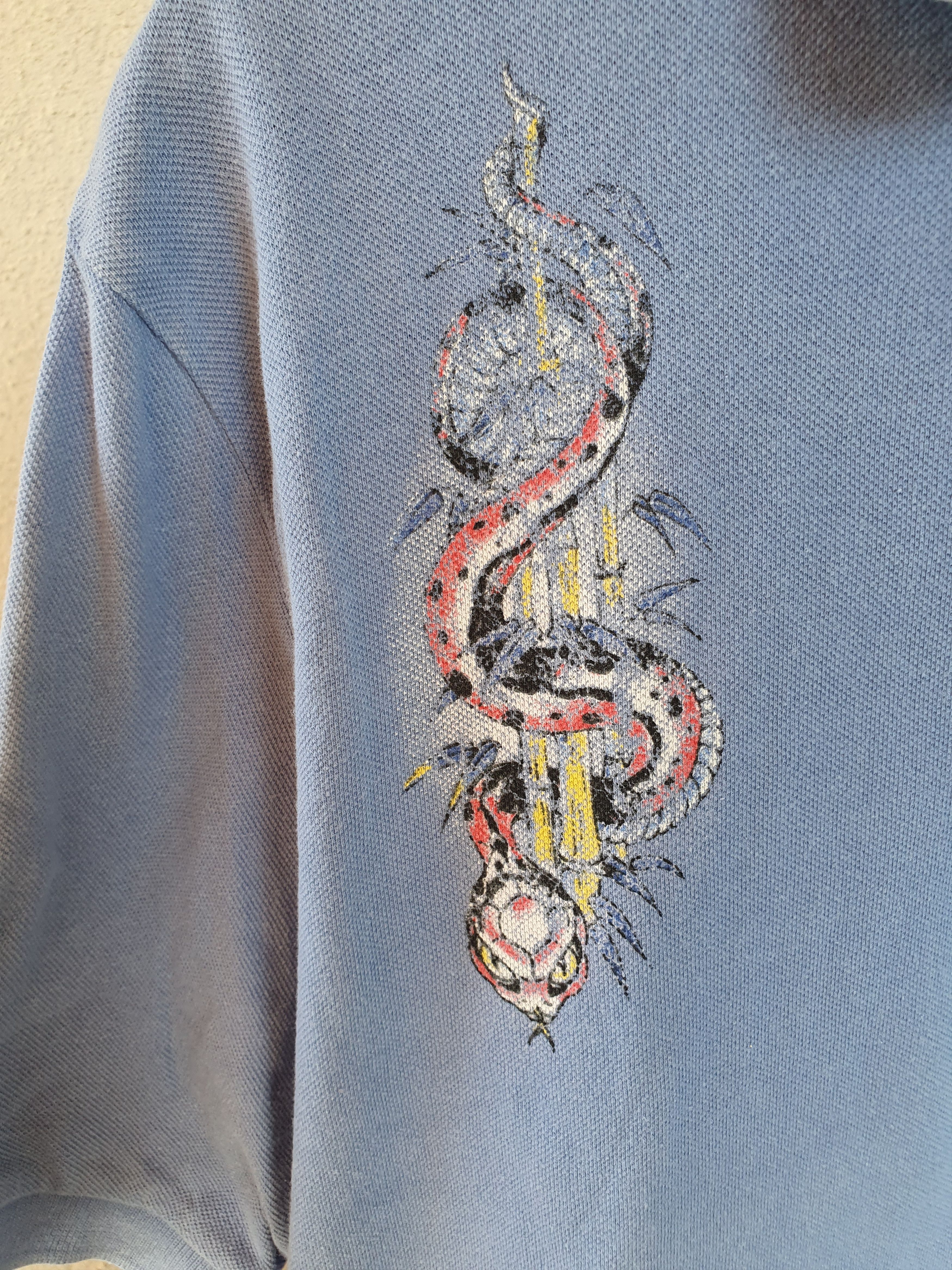 Christian Audigier × Ed Hardy Ed Hardy by Christian Audigier Polo Vtg Y2K Double Sided XXL Size US XXL / EU 58 / 5 - 8 Thumbnail