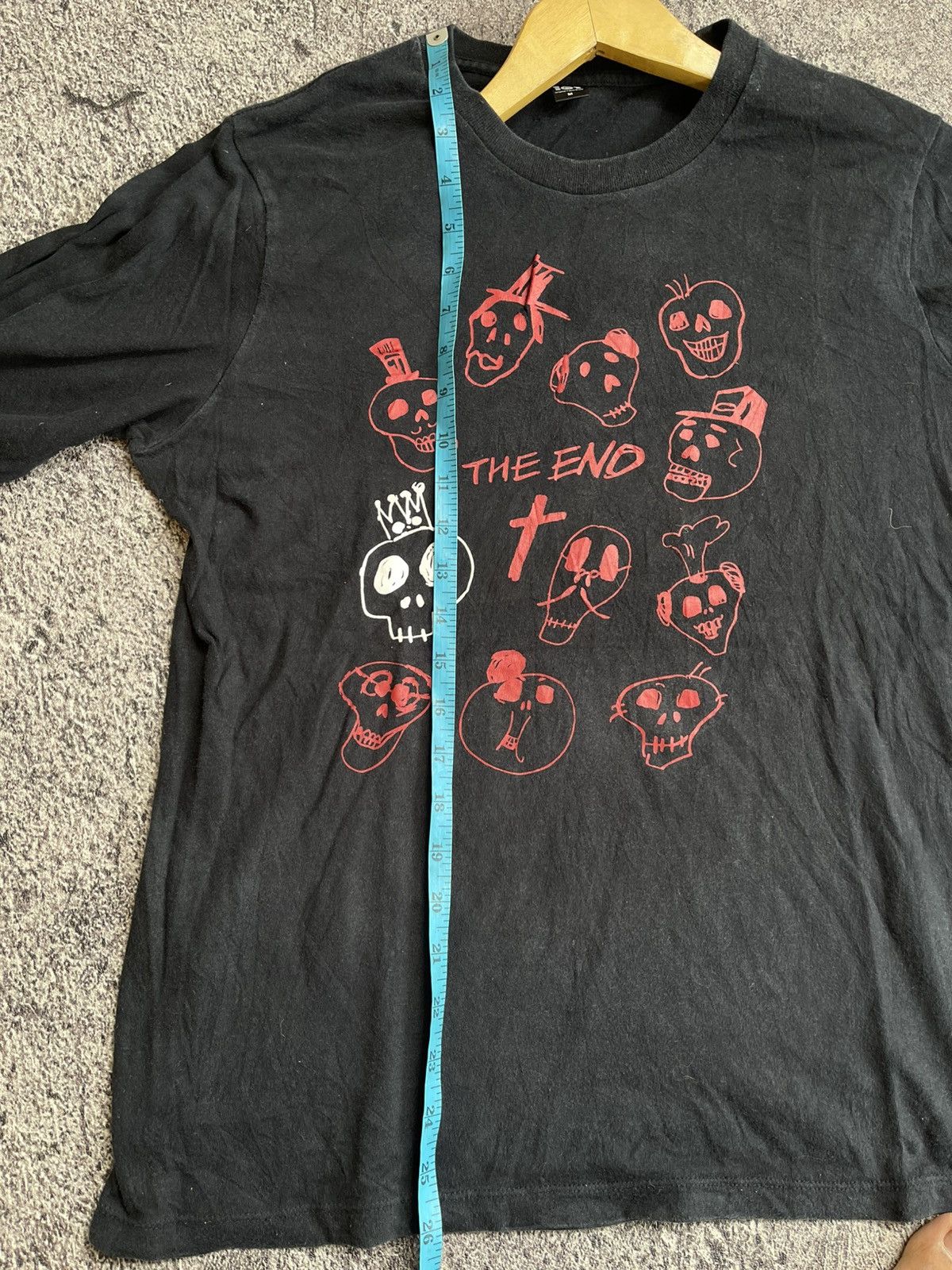 Japanese Brand Y2k 101 ifsixwasnine long sleeve skull Size US L / EU 52-54 / 3 - 6 Thumbnail