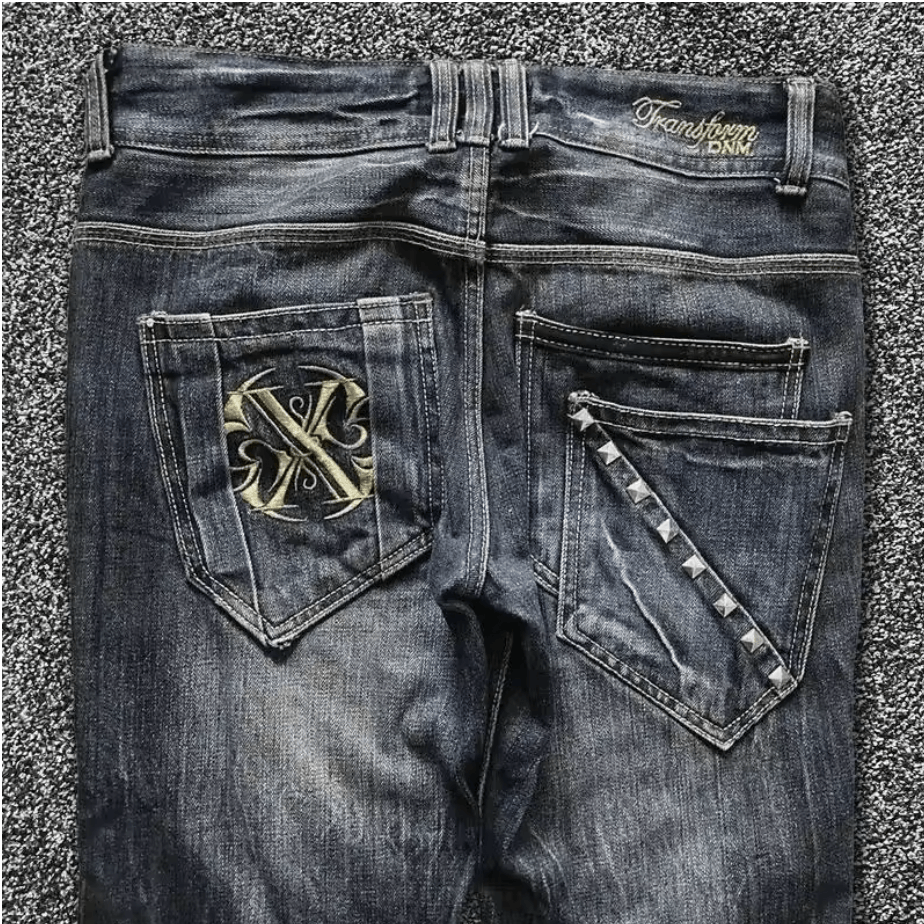 Other Y2K Vintage Washed Jeans Size US 32 / EU 48 - 4 Thumbnail