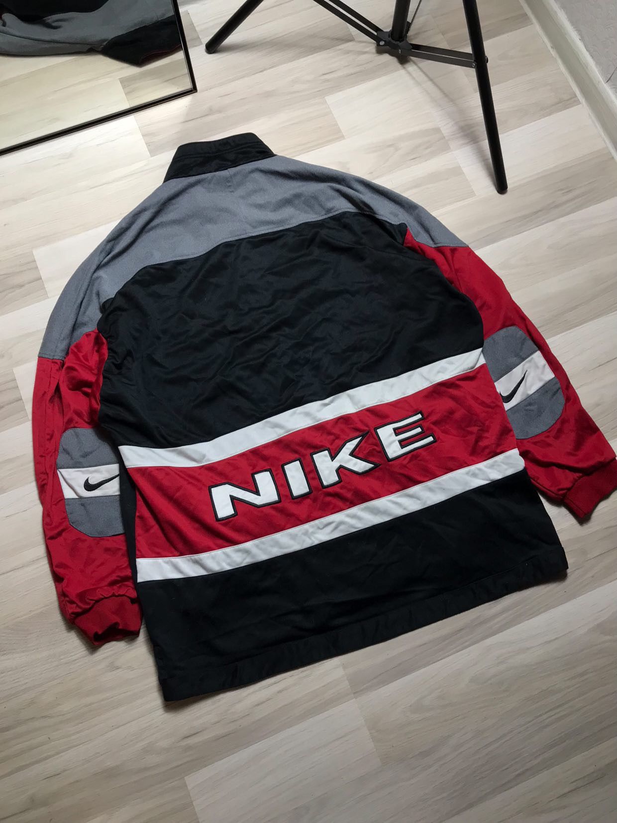 image of Nike Track Jacket Big Logo Size Xxl Swoosh, Men's