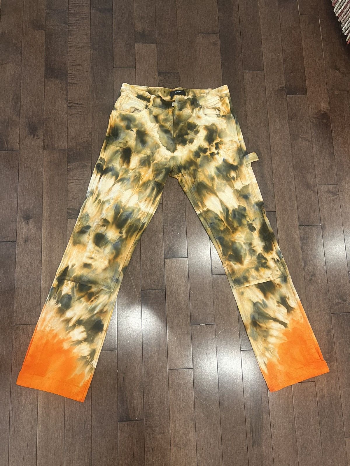Amiri Tie Die Carpenter Pants Size US 31 - 1 Thumbnail