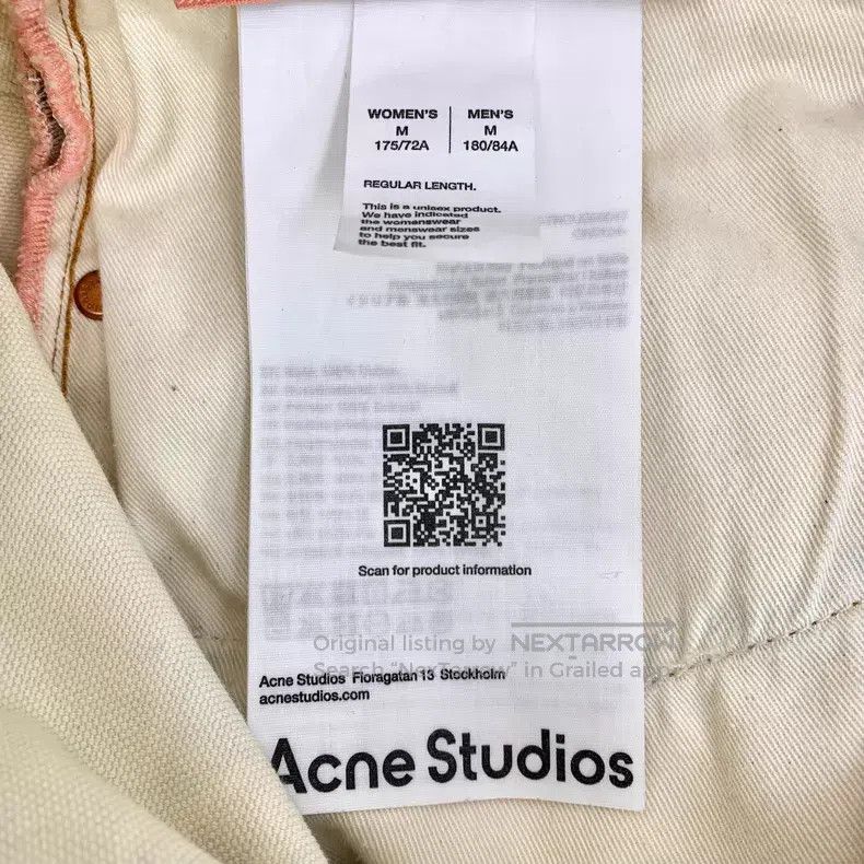 Acne Studios Acne Studios size M Light Blue Gradient 1981 Lace Pearl Cha Size US 27 - 6 Thumbnail