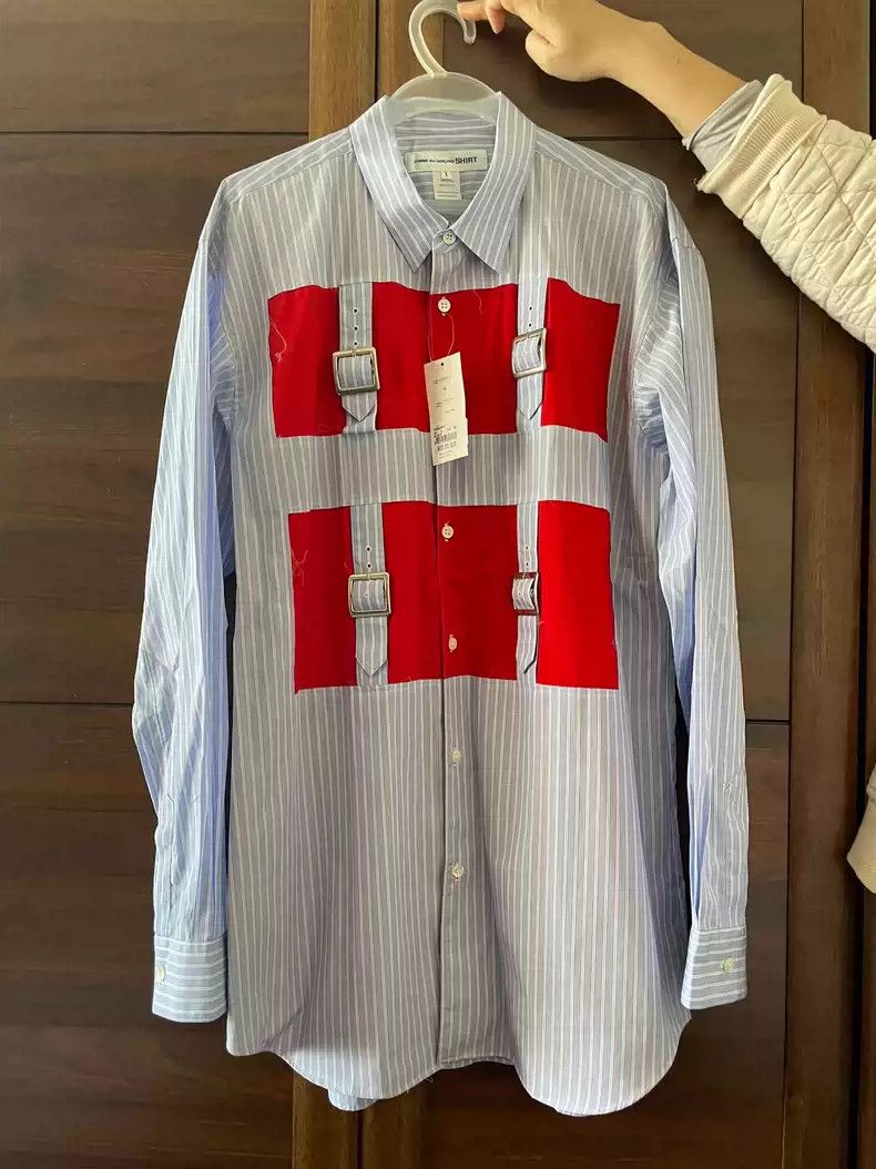 Comme des Garcons comme des garcon classic showy striped shirt Size US XL / EU 56 / 4 - 1 Thumbnail
