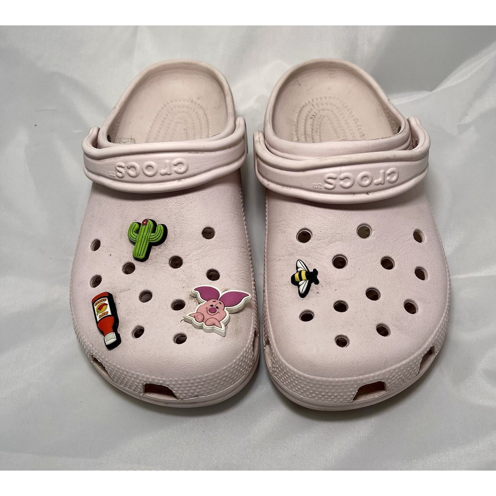 Crocs Crocs Clog Unisex Slip Pink Ultralight Water-Friendly Size US 10 / IT 40 - 4 Thumbnail