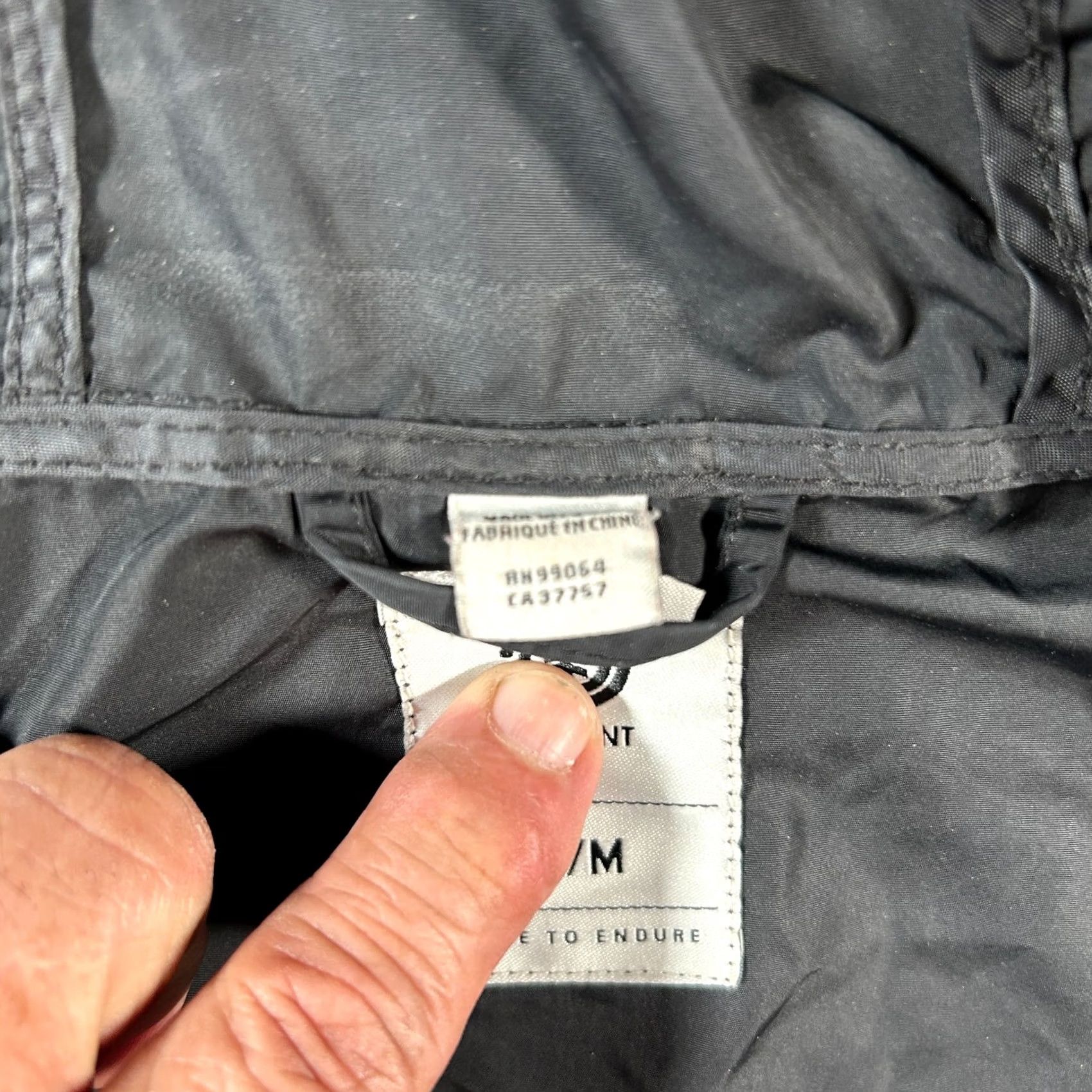 Element Element Alder Fundamental Windbreaker Jacket Mens M Black Gray Water Resistant Size US M / EU 48-50 / 2 - 4 Thumbnail