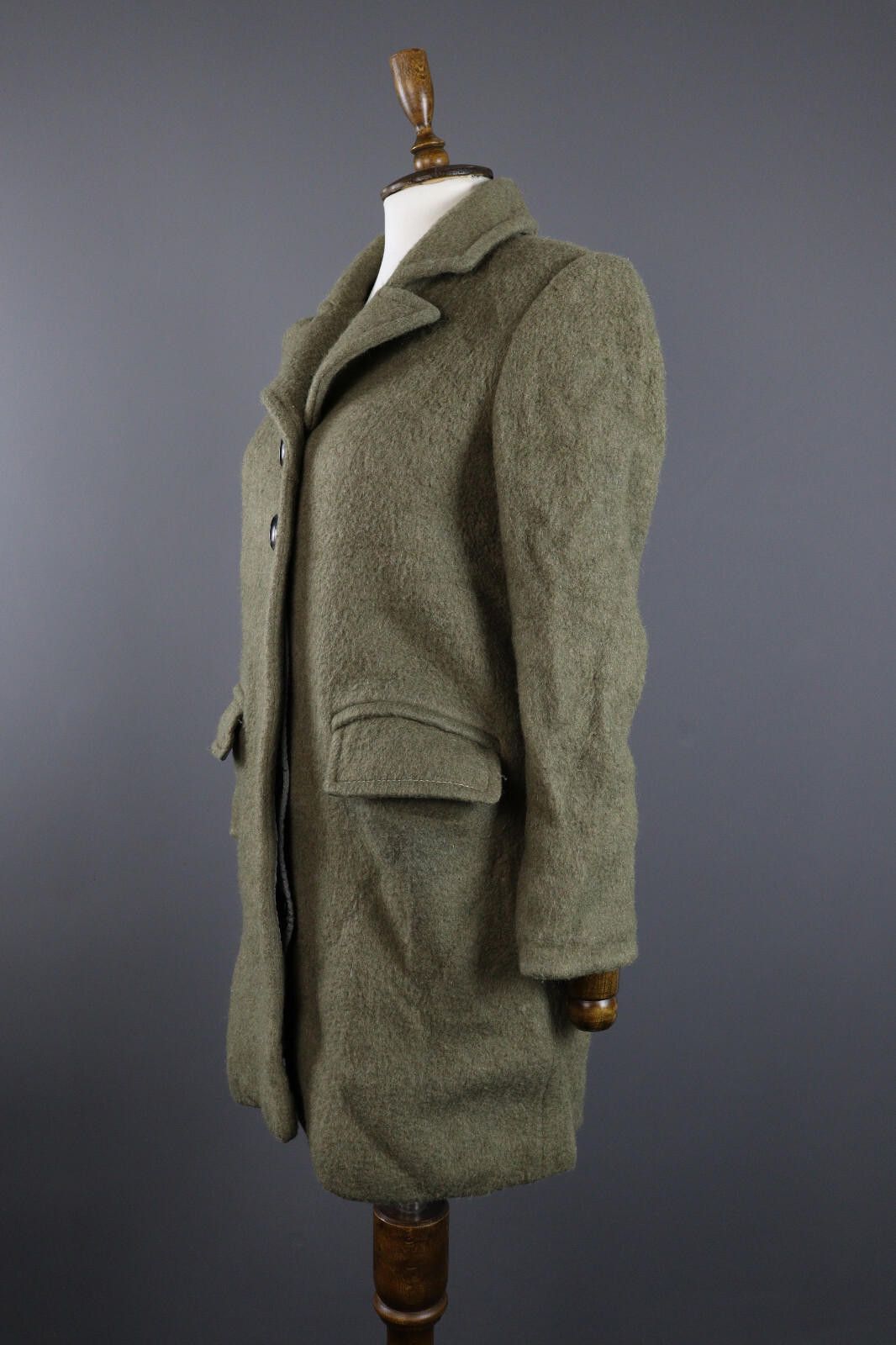 Designer Ladies Max&Co Slim Casual Two Pockets Over Coat Jacket Size M / US 6-8 / IT 42-44 - 5 Thumbnail