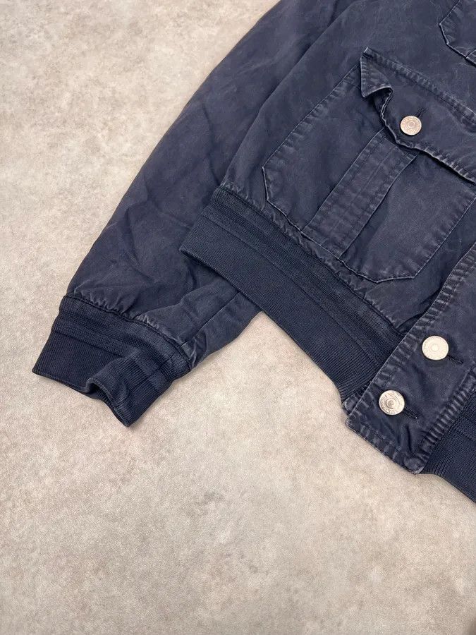 Dsquared2 2000s Dsquared2 Navy Buttoned Denim Jacket Size US S / EU 44-46 / 1 - 6 Thumbnail