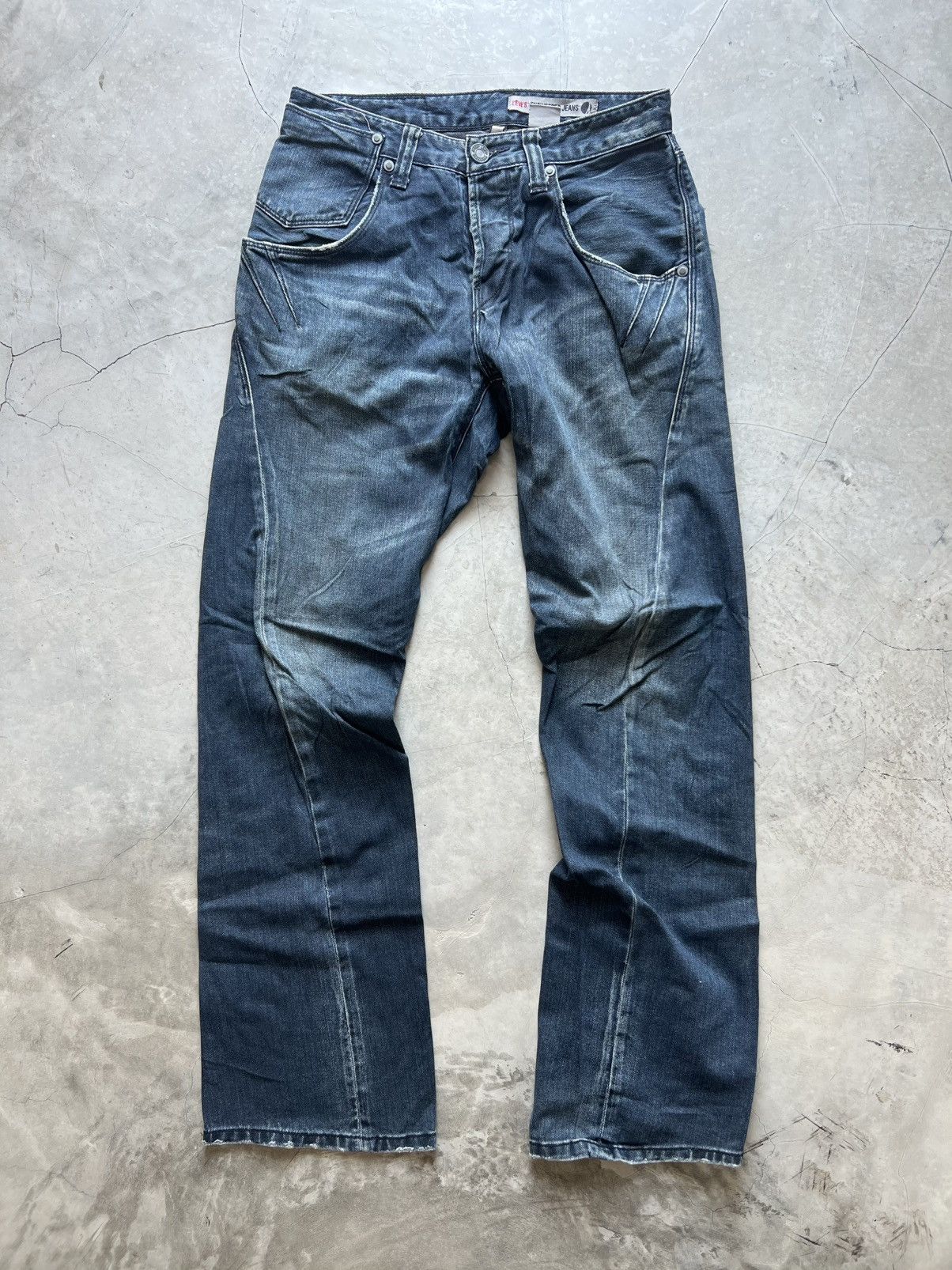 Levi's Vintage Levis Engineered Twisted Jeans Tag W30 Actual 31x29 Size US 34 / EU 50 - 9 Thumbnail
