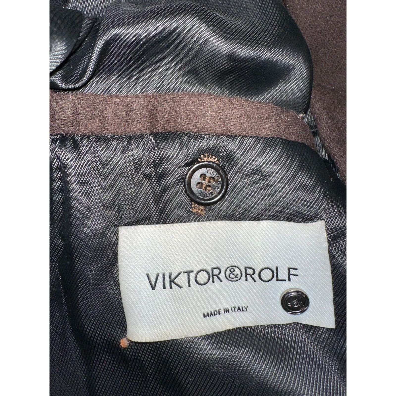 Viktor & Rolf VIKTOR & ROLF COAT W/ REMOVABLE LEATHER COLLAR TAYLOR SWIFT Size S / US 4 / IT 40 - 4 Thumbnail