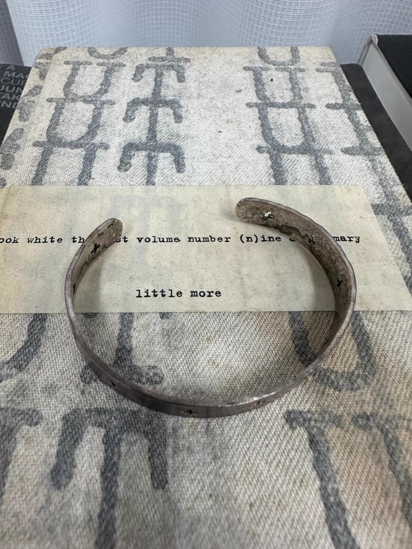 Ma+ m.a+ Silver Cross Narrow Bracelet 925 Silver Size F Size ONE SIZE - 2 Thumbnail