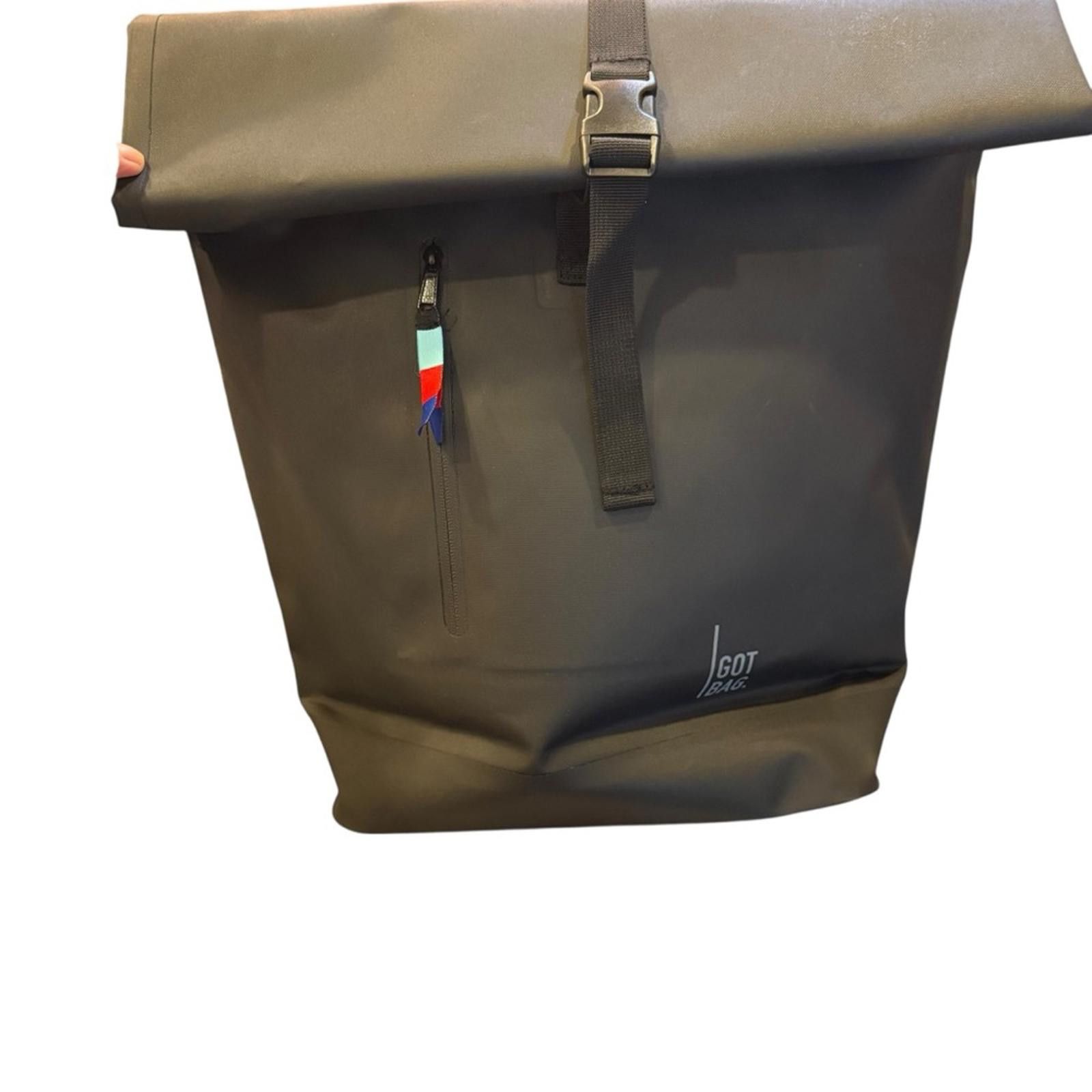 Other Got Bag Recycled Black Water Resistant Rolltop Backpack Size ONE SIZE - 1 Thumbnail
