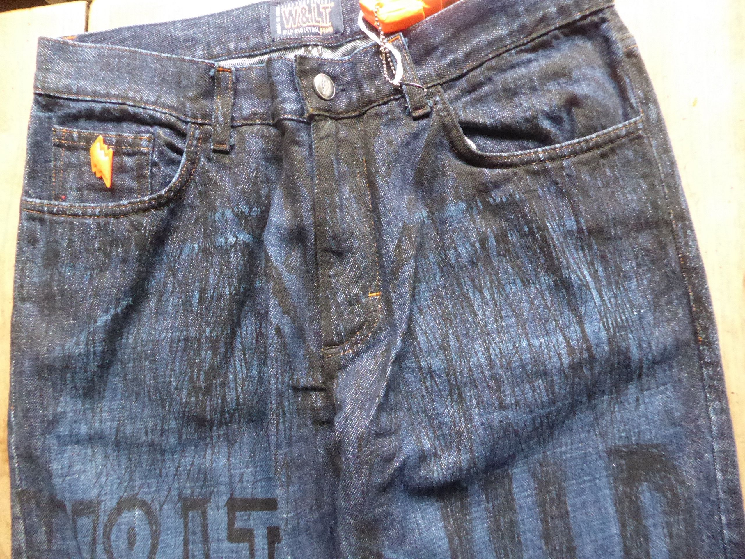 W&LT × Walter Van Beirendonck letter print denims Jeans Size US 32 / EU 48 - 3 Thumbnail