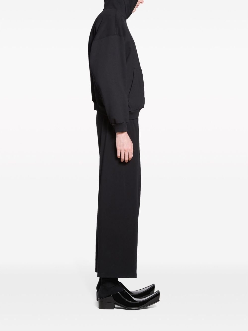 Balenciaga o1mt1gz0125 Hoodie Medium Fit in Black Size US S / EU 44-46 / 1 - 3 Thumbnail