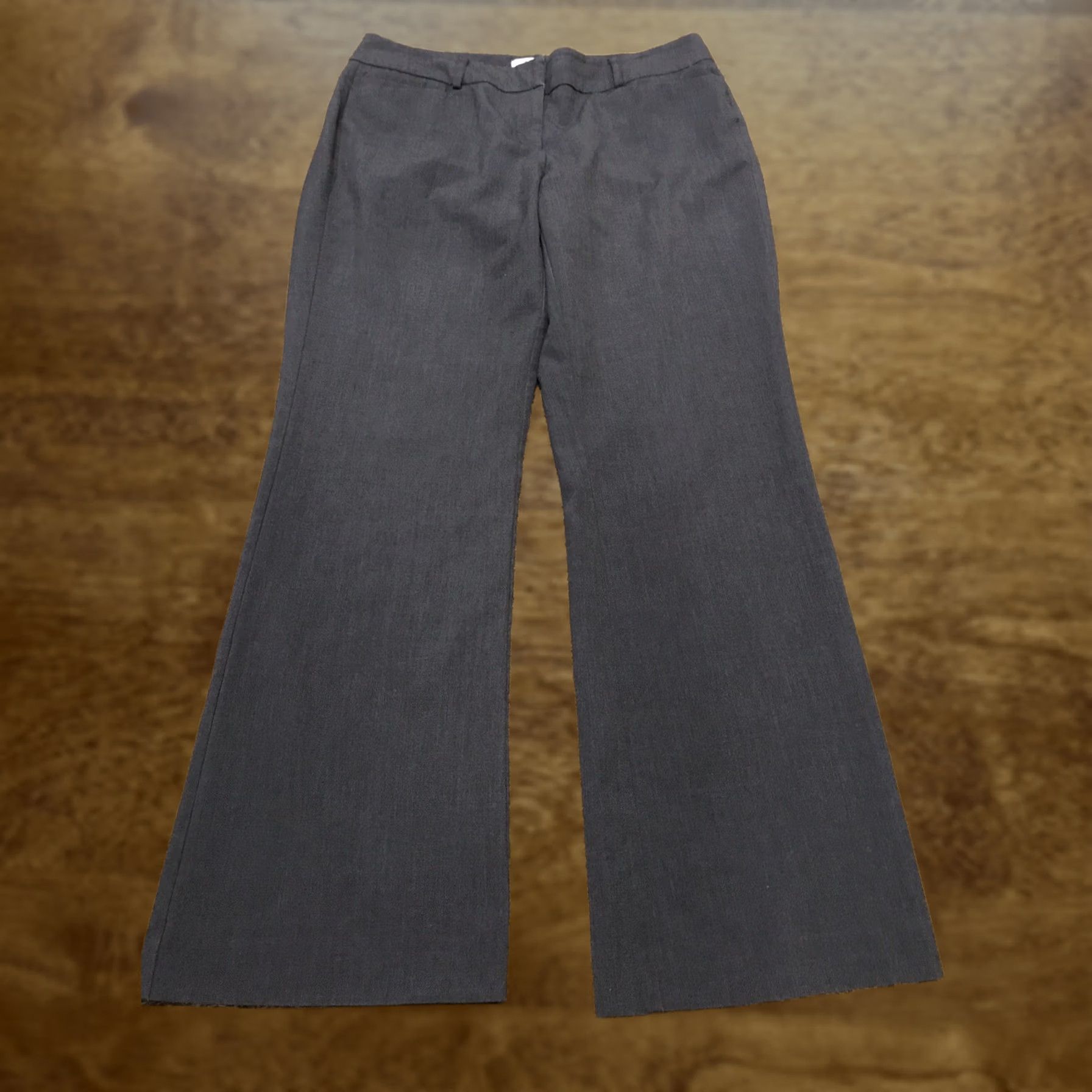 CO new york & co Womens Pants Bootcut 31 in Inseam Navy Blue Polyester Blend Stretch Regular Size 10 Size 32" / US 10 / IT 46 - 1 Thumbnail