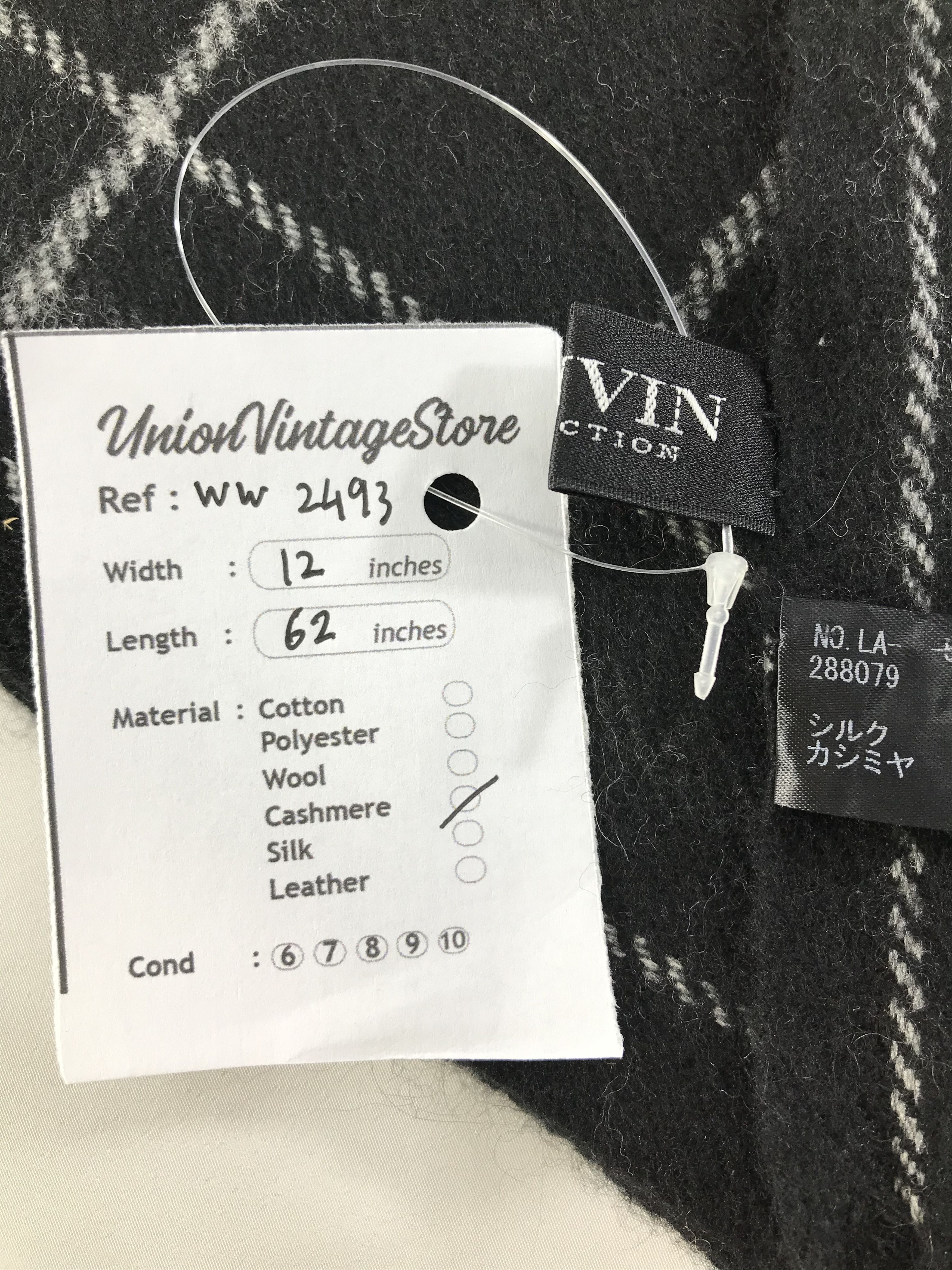 Lanvin × Vintage Lanvin Scarf / Muffler / Neckwear - WW2493 Size ONE SIZE - 4 Thumbnail