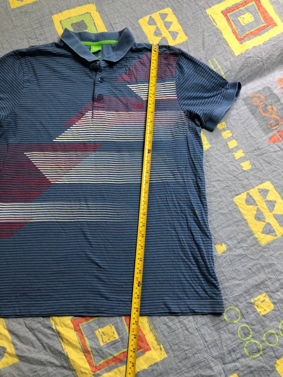 Hugo Boss × Vintage Hugo Boss T-shirt Polo Size US L / EU 52-54 / 3 - 4 Thumbnail