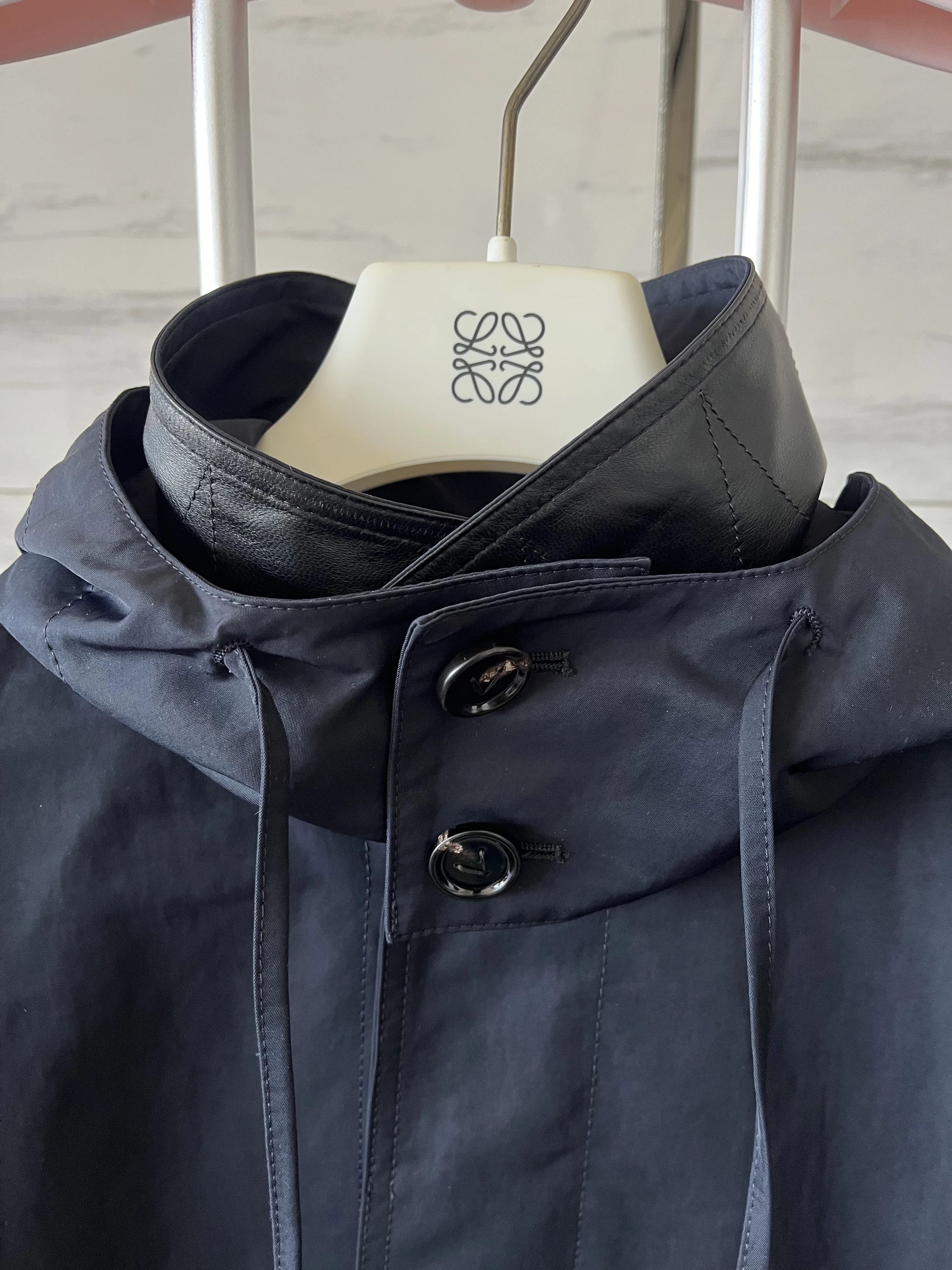 Bottega Veneta Bottega Veneta 24SS Detach Hood Leather Collar Jacket 50 Size US M / EU 48-50 / 2 - 5 Thumbnail