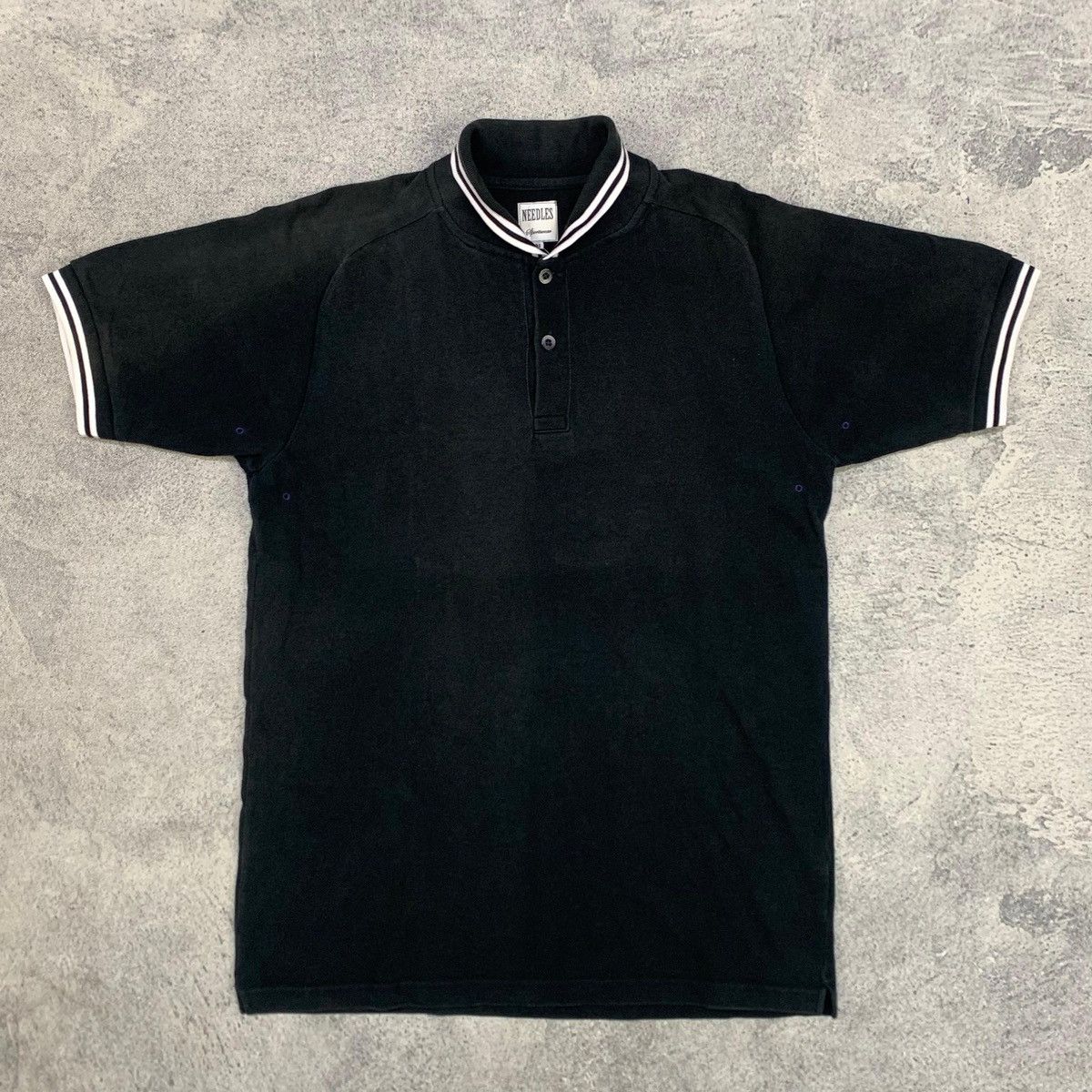 Needles 90s Needles Nepenthes Twin Tipped Shawl Collar Polo Shirt Size US M / EU 48-50 / 2 - 8 Thumbnail