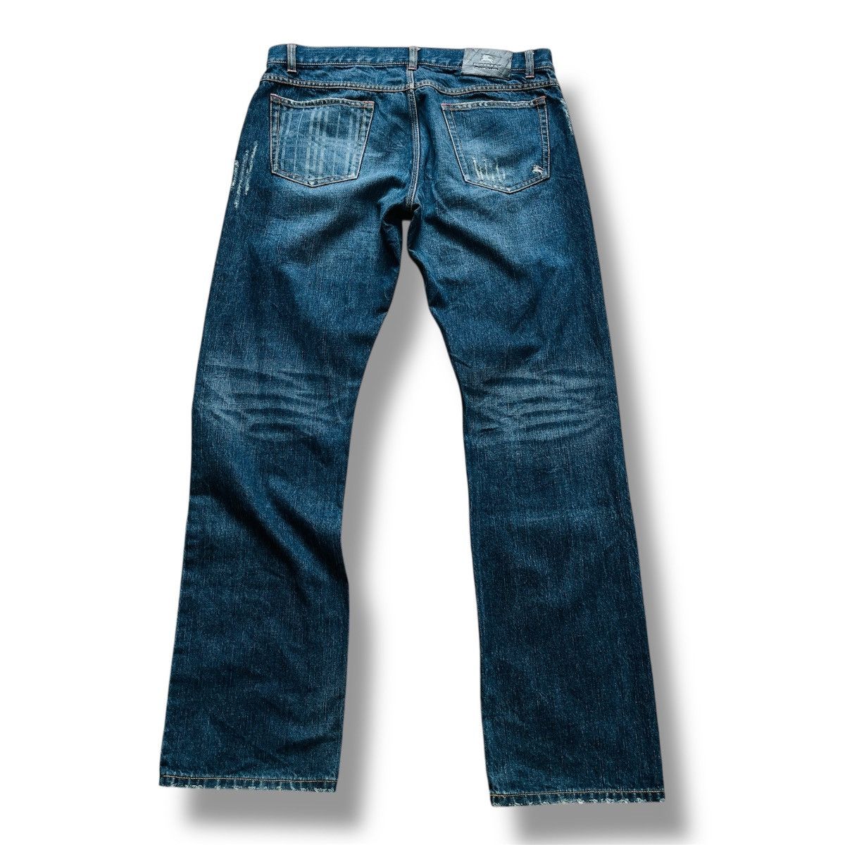 Black Label × Burberry × Vintage Burberry Black Label Distressed Denim Jeans Size US 34 / EU 50 - 2 Thumbnail