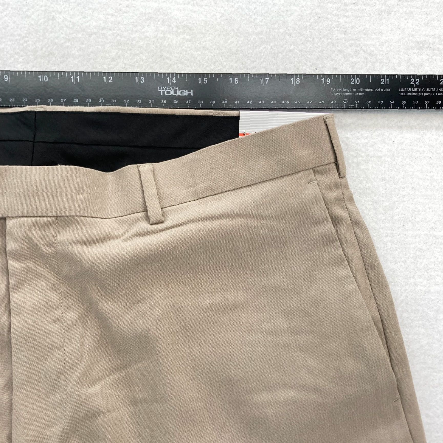 Arrow AXIST The City Pant Mens 38x32 Khaki Beige Narrow Straight Leg Dress Pants NWT Size US 38 / EU 54 - 6 Thumbnail