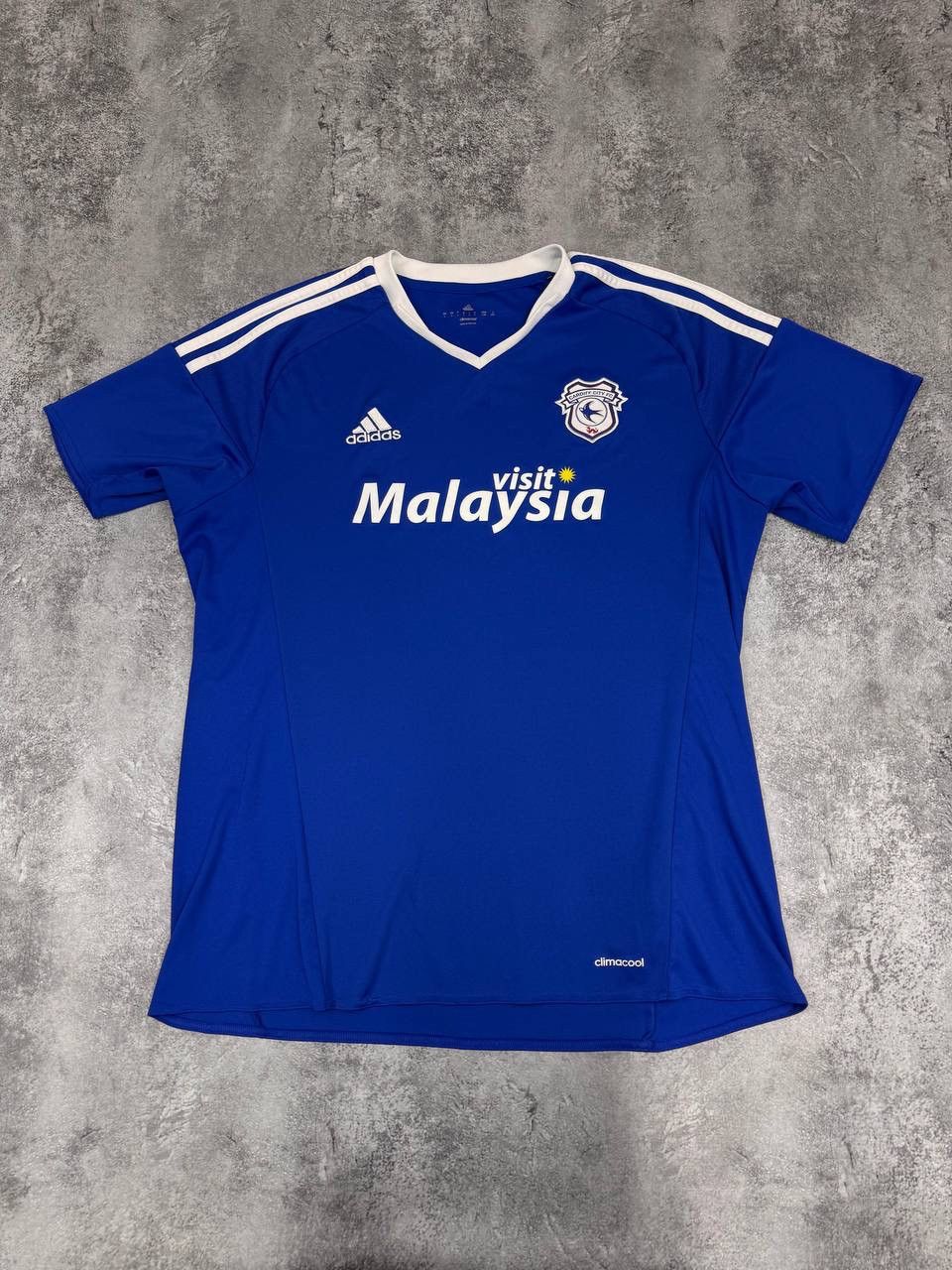 Adidas Adidas Cardiff City Home Jersey2017-2018 Visit Malaysia Blue Size US L / EU 52-54 / 3 - 1 Thumbnail