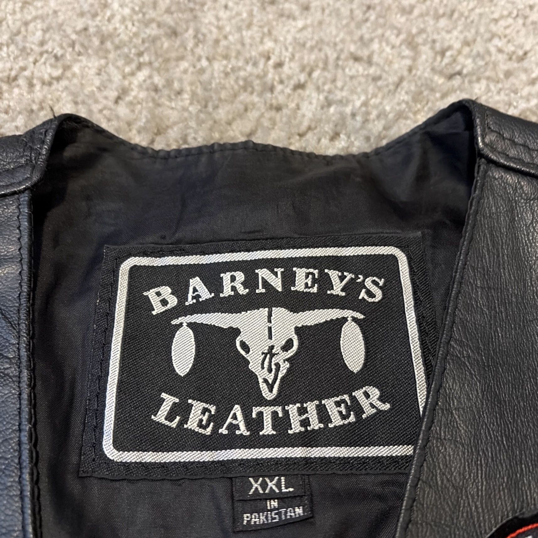 Harley Davidson VINTAGE Harley-Davidson Titan Motorcycles Patch Leather Biker Vest 2XL Men Black Leather Patch Biker 2XL Mens Size US XXL / EU 58 / 5 - 5 Thumbnail