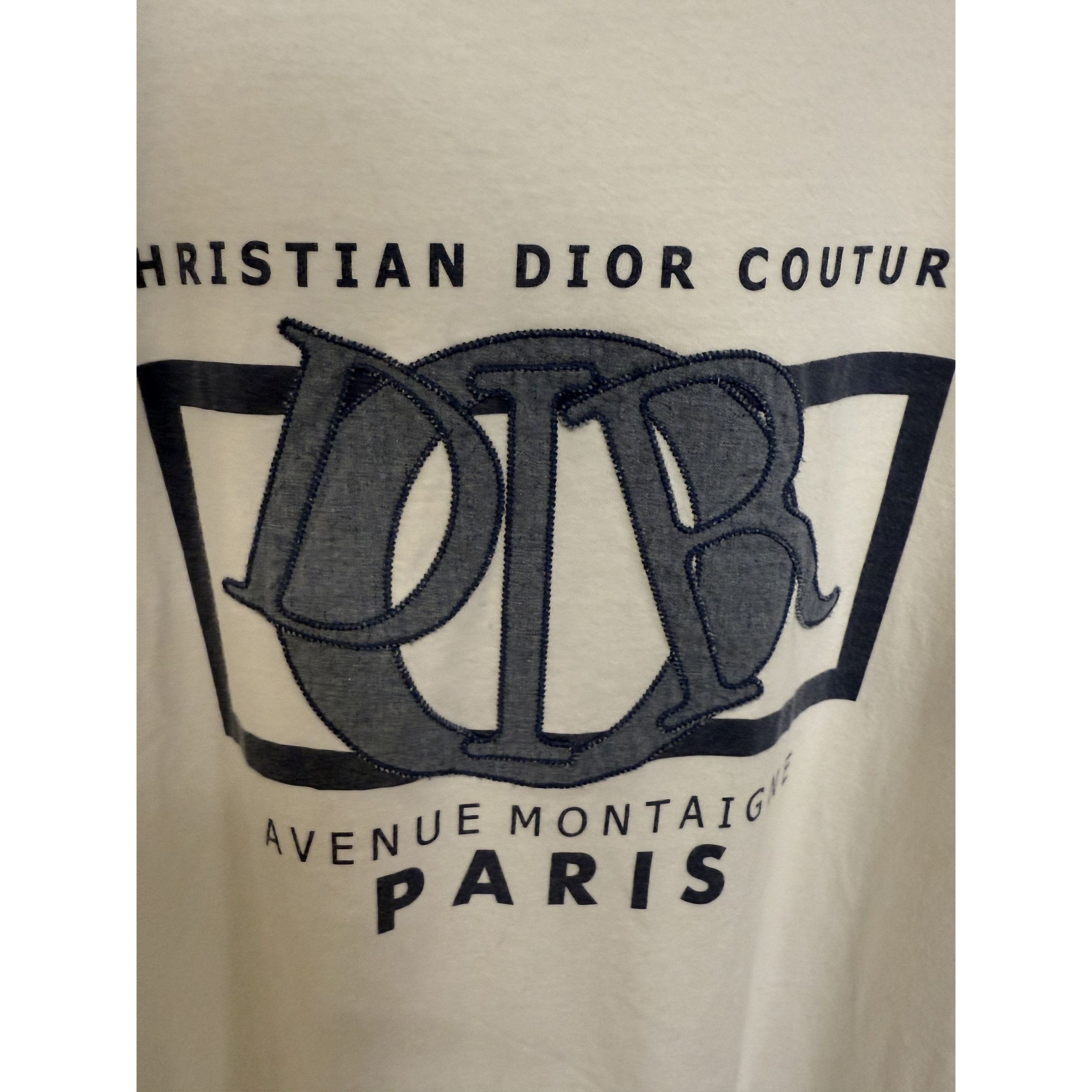 Dior Christian Dior Couture Paris White T-Shirt X3L 100% Cotton Size US XXL / EU 58 / 5 - 8 Thumbnail