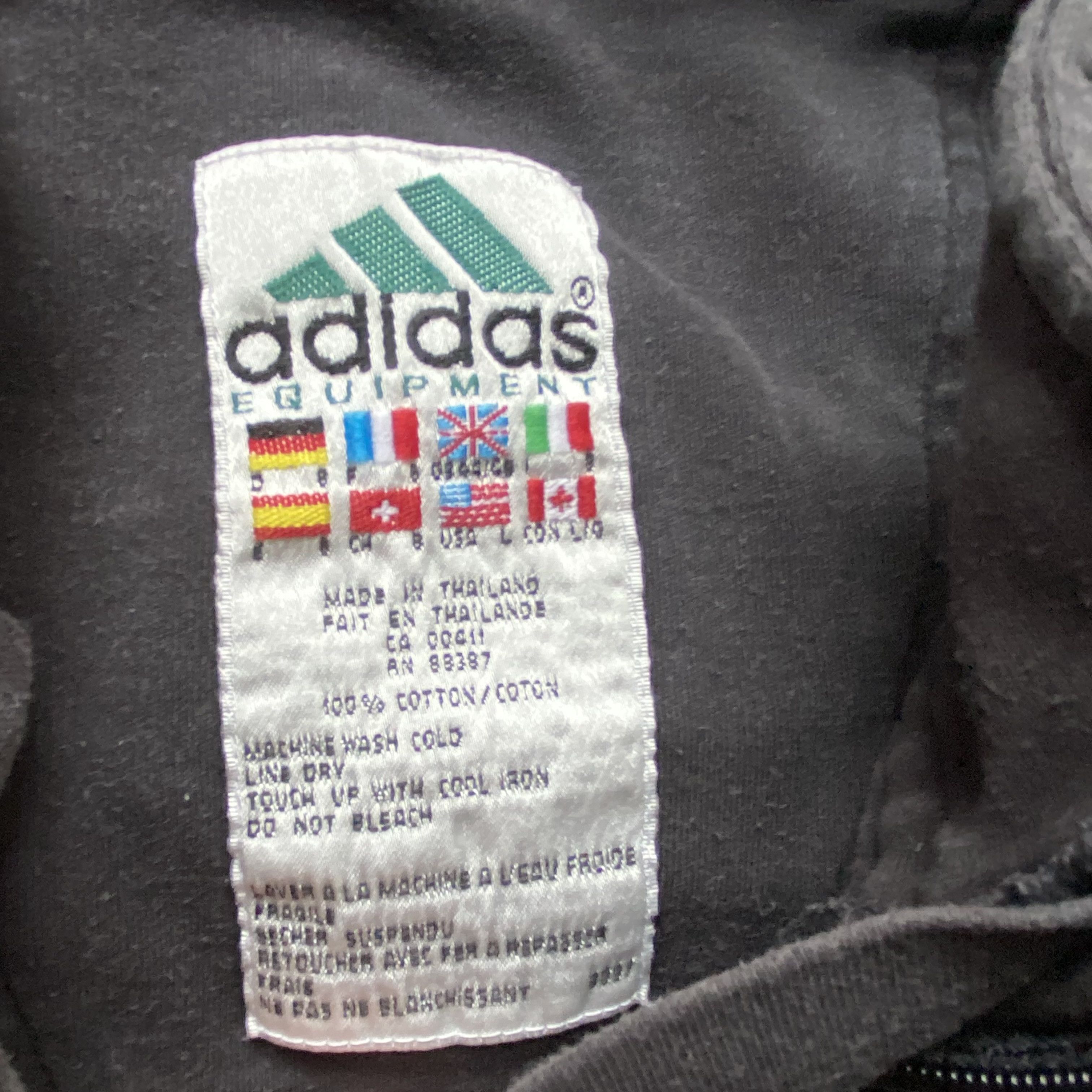 Adidas Vintage 90s Trashed Adidas Equipment longsleeve Y2K Size US L / EU 52-54 / 3 - 11 Thumbnail