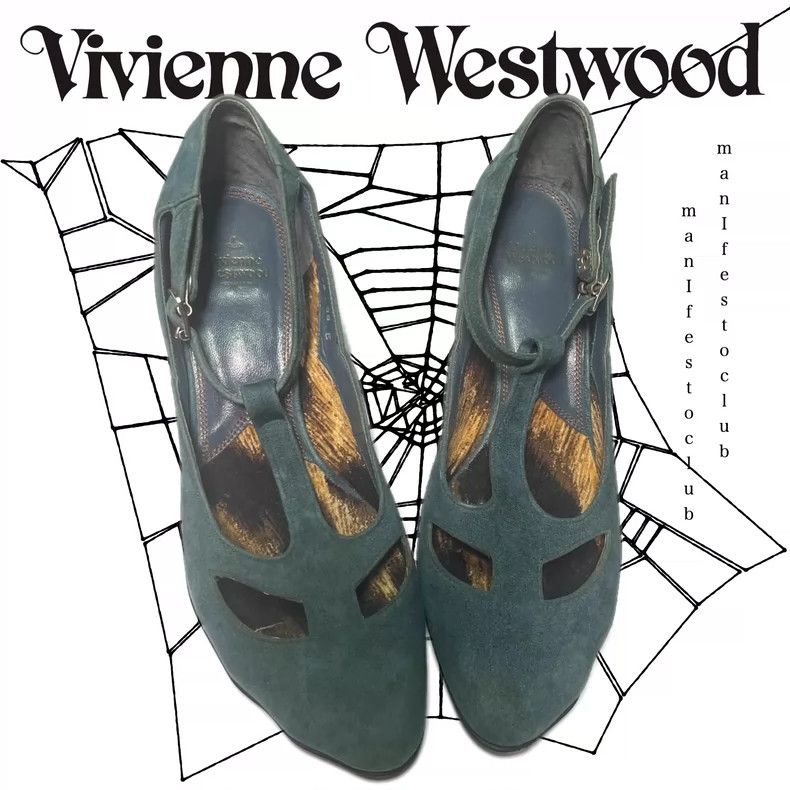Vivienne Westwood Vivienne Westwood Cat爪 blue velvet high heels Size US 5.5 / IT 35.5 - 2 Thumbnail