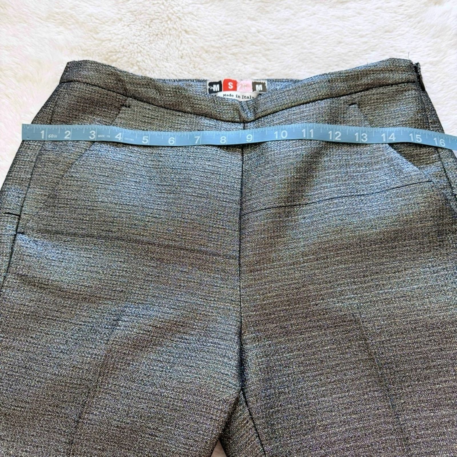 MSGM MSGM women shimmer pants size S Authentic Retail 480$ Size 27" / US 4 / IT 40 - 6 Thumbnail