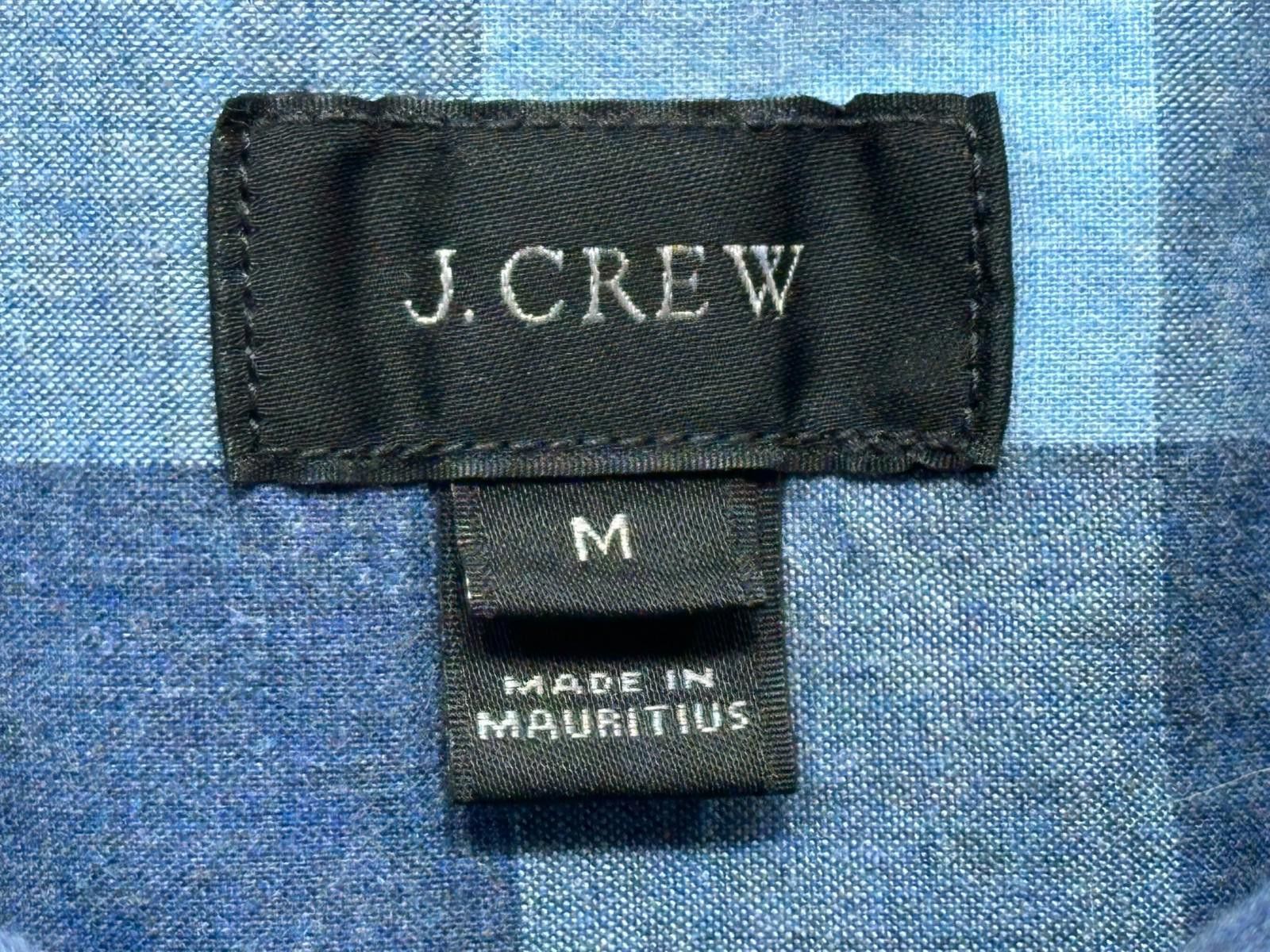 J.Crew J. Crew 100% Cotton Long Sleeve Flannel Shirt Blue Men's M Size US M / EU 48-50 / 2 - 6 Thumbnail