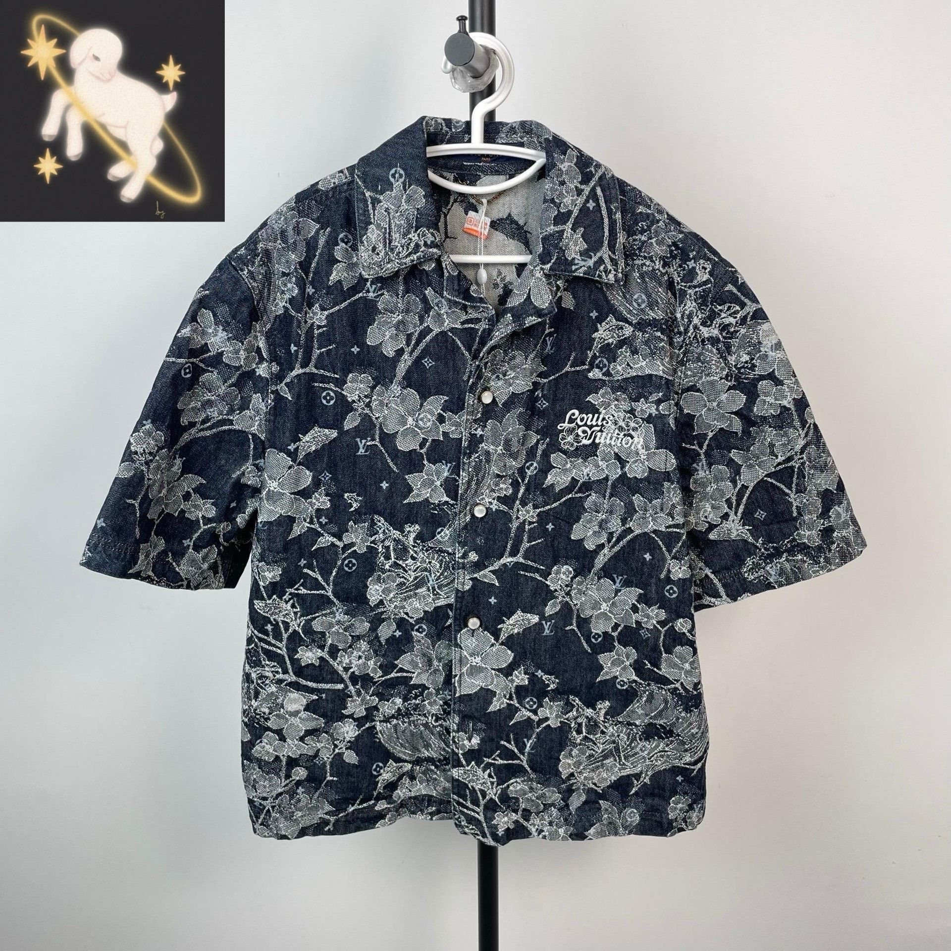 Louis Vuitton Louis Vuitton Blue T-Shirt M Men Size US M / EU 48-50 / 2 - 1 Thumbnail