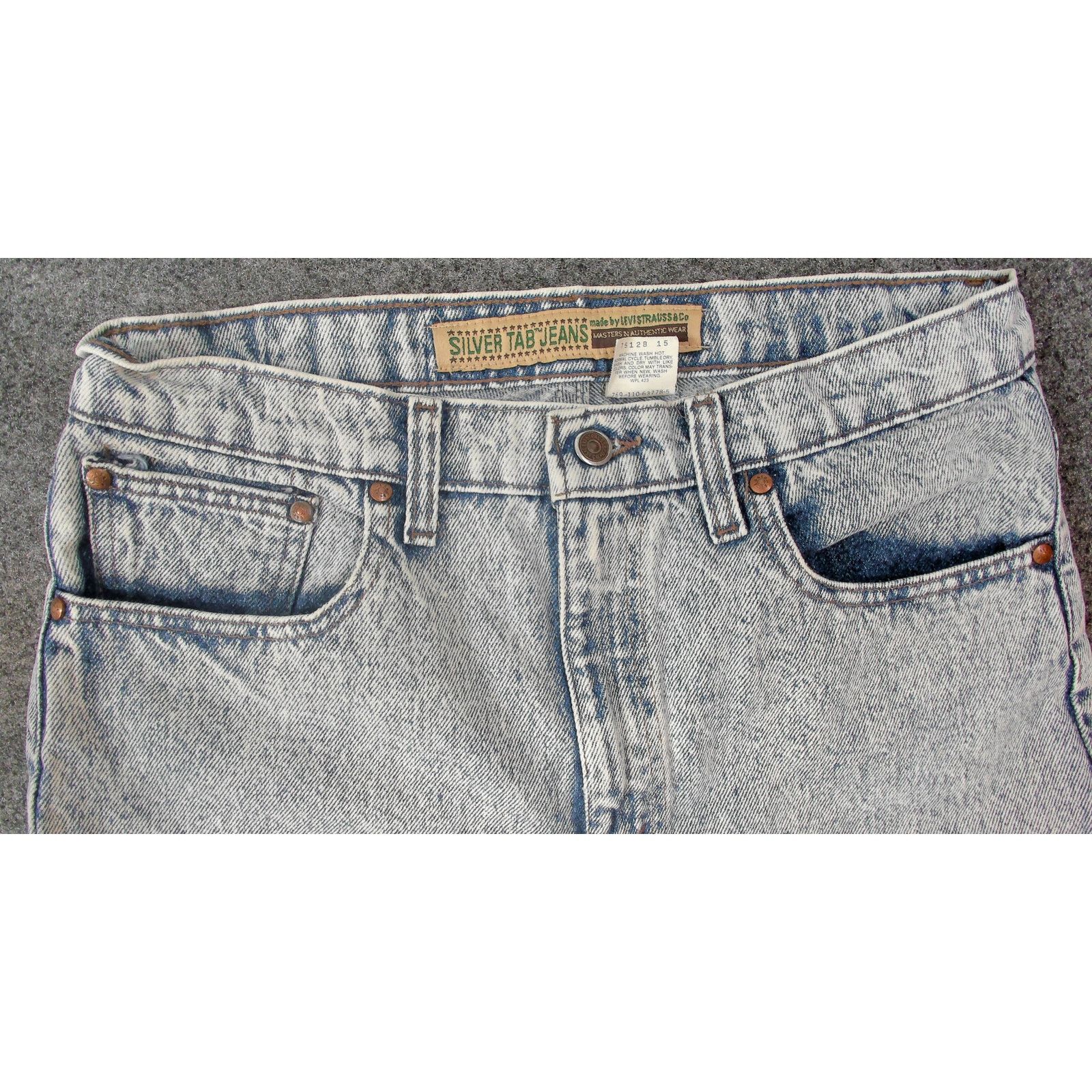 Levi's 1990 Levi's SilverTab 512 Acid Wash Jeans Size US 33 - 11 Thumbnail