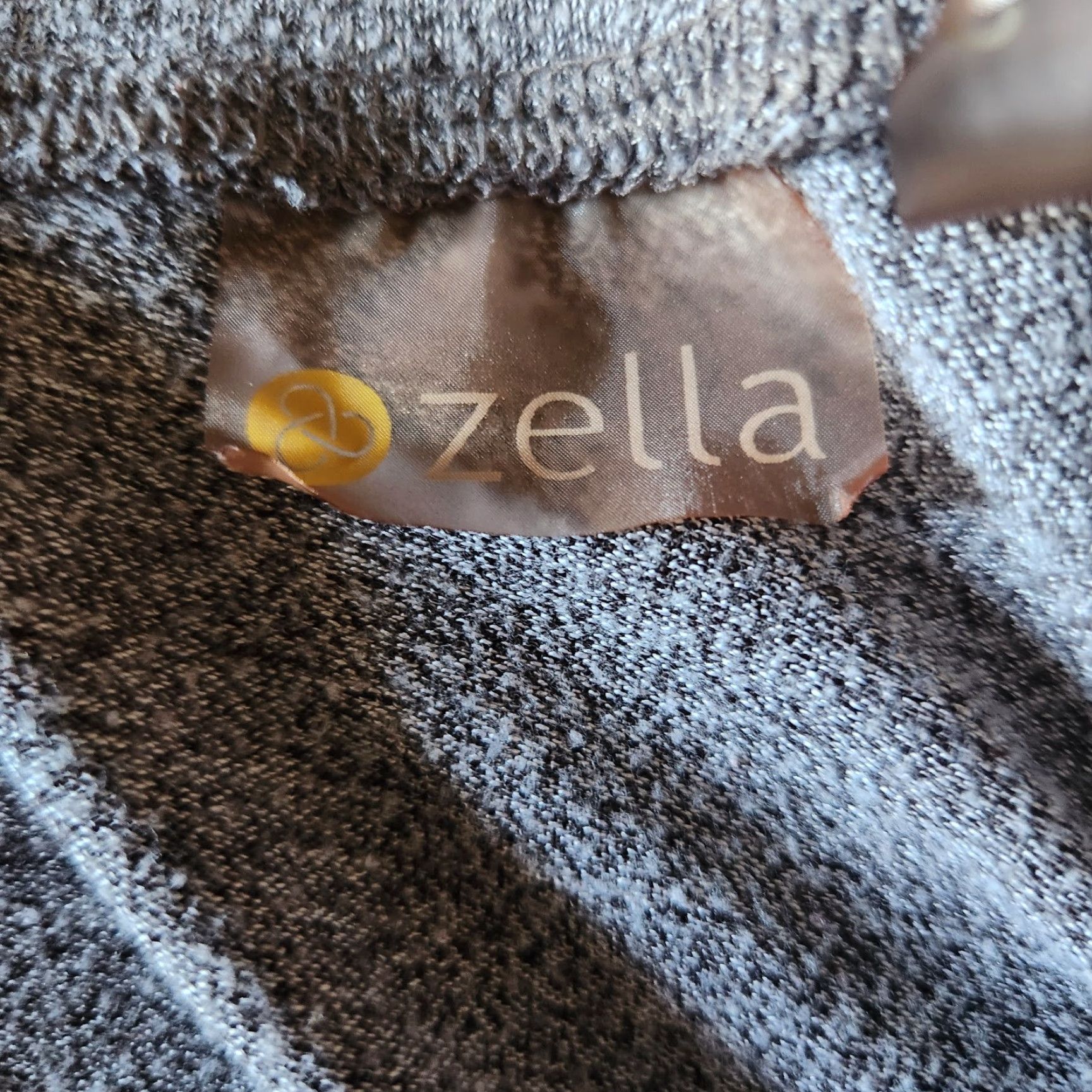 Vintage Zella Shirt Long Sleeve Twist Front Womens Small Gray Size S / US 4 / IT 40 - 3 Thumbnail