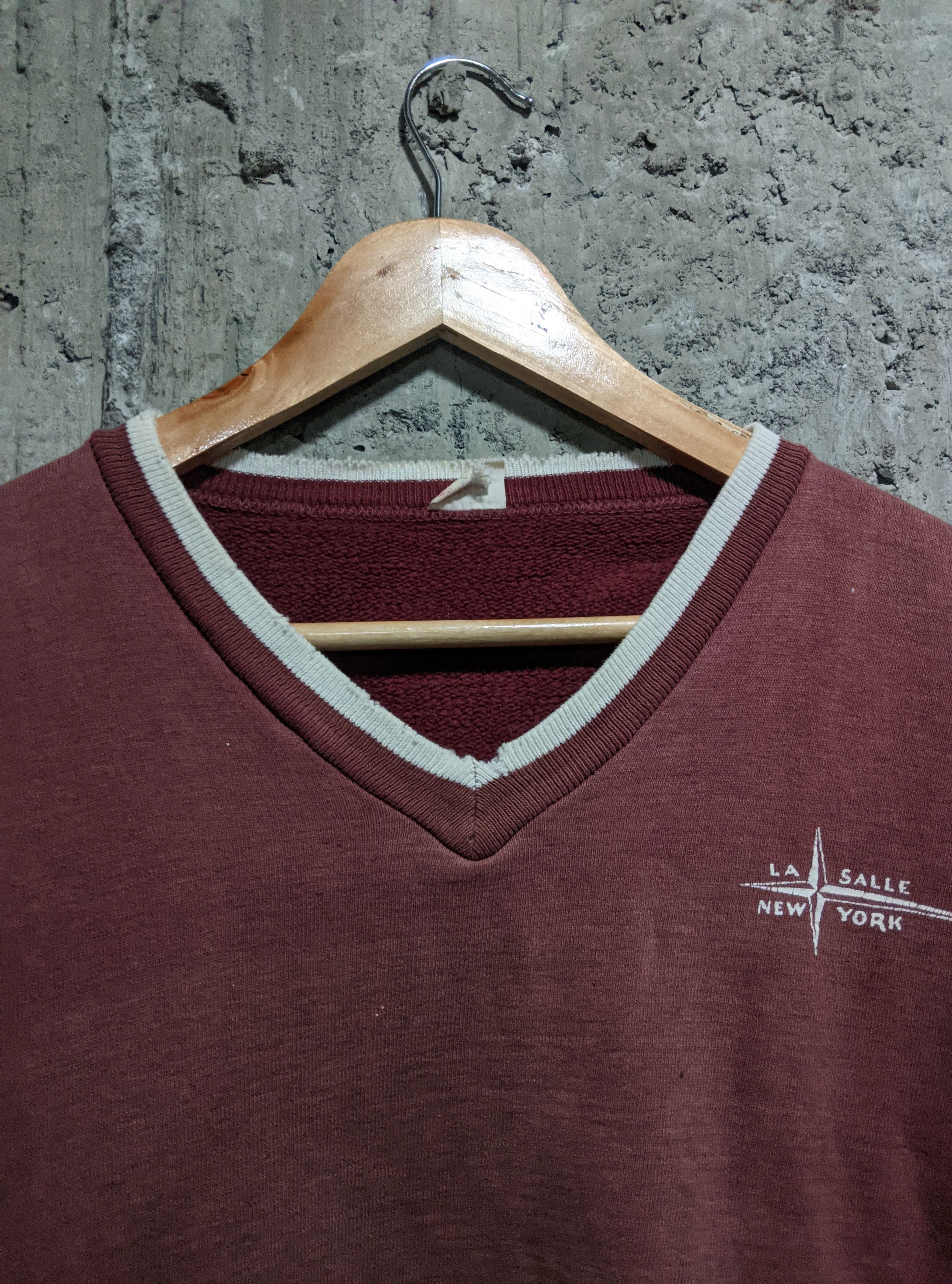 Vintage Vintage 60s champion short sleeve sweatshirt la Salle ny Size US XL / EU 56 / 4 - 7 Thumbnail