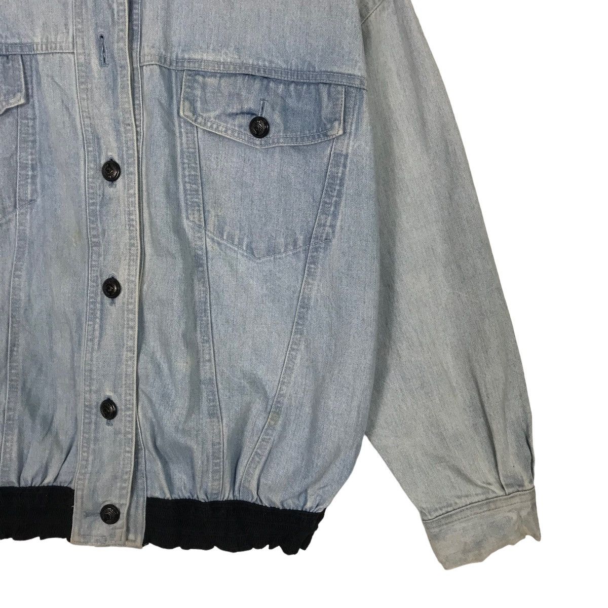 Moschino 💥 MOSCHINO DYED BLUE DENIM JACKET Size US M / EU 48-50 / 2 - 4 Thumbnail