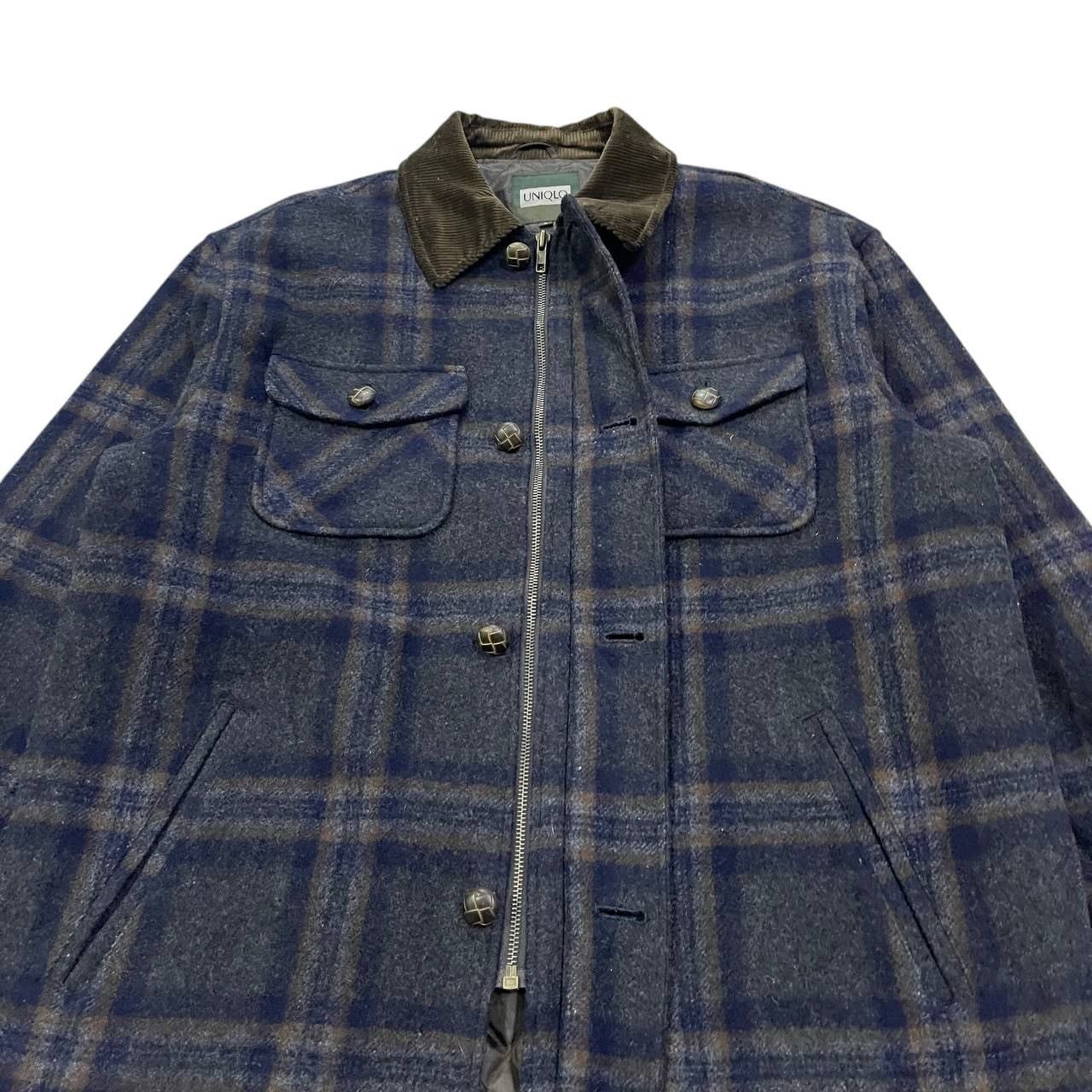 Uniqlo Vintage 90’s Uniqlo Plaid Wool Jacket Size US L / EU 52-54 / 3 - 5 Thumbnail